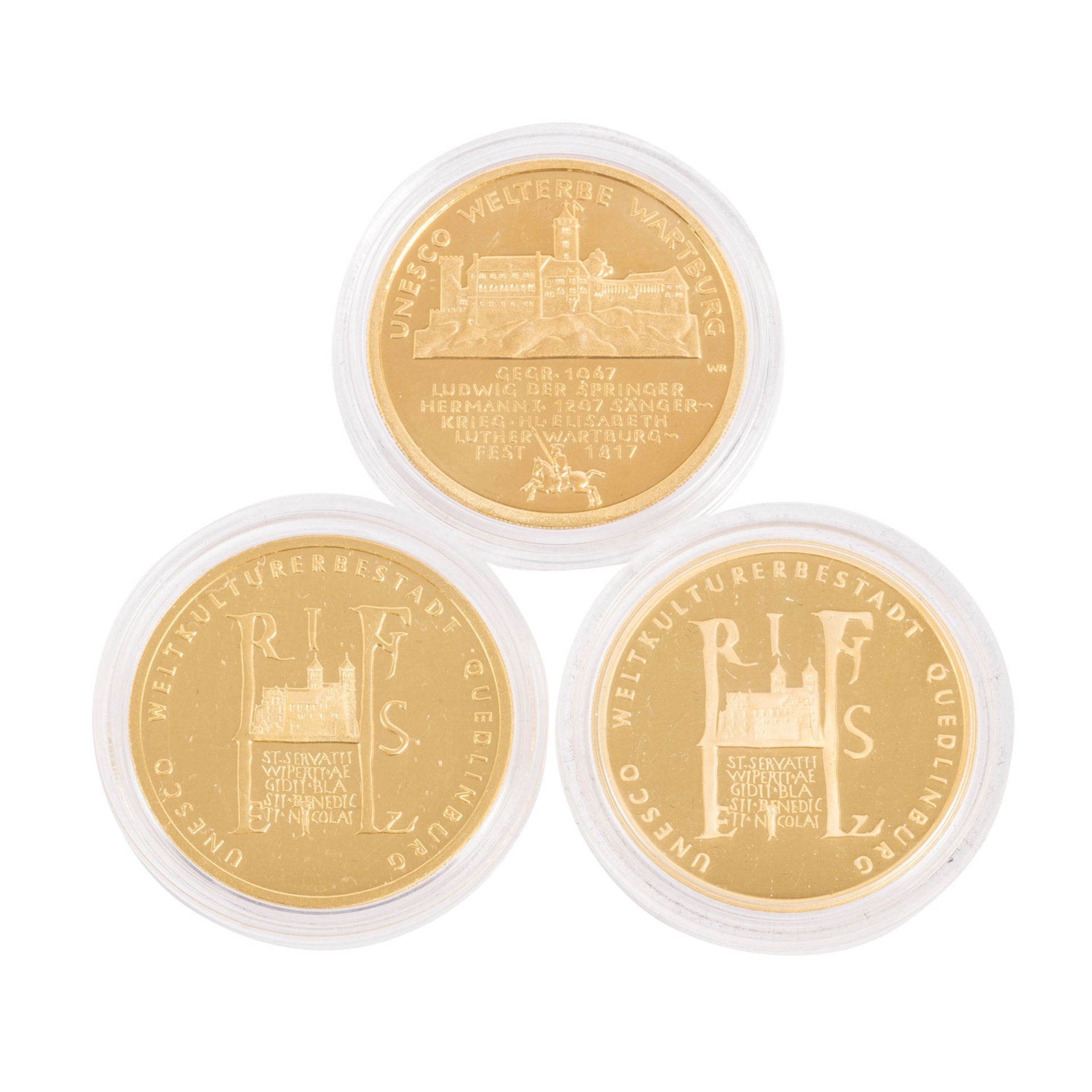 BRD 15 x 100€ in GOLD - - Image 5 of 5