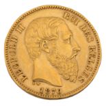 Belgien/GOLD - 20 Francs 1870