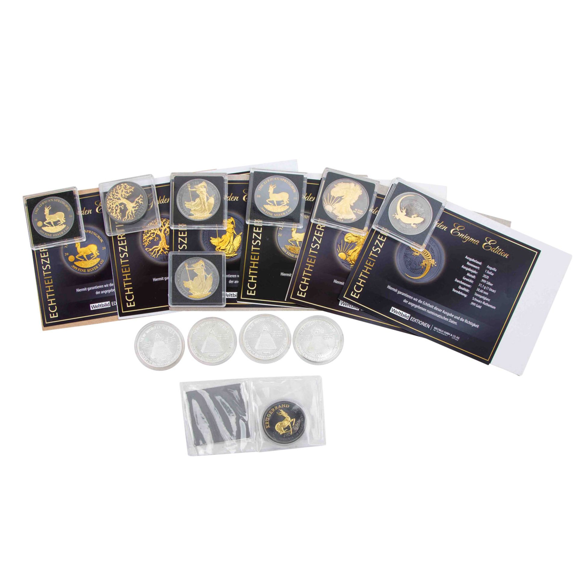 Silberunzen der "Golden Enigma Edition" -