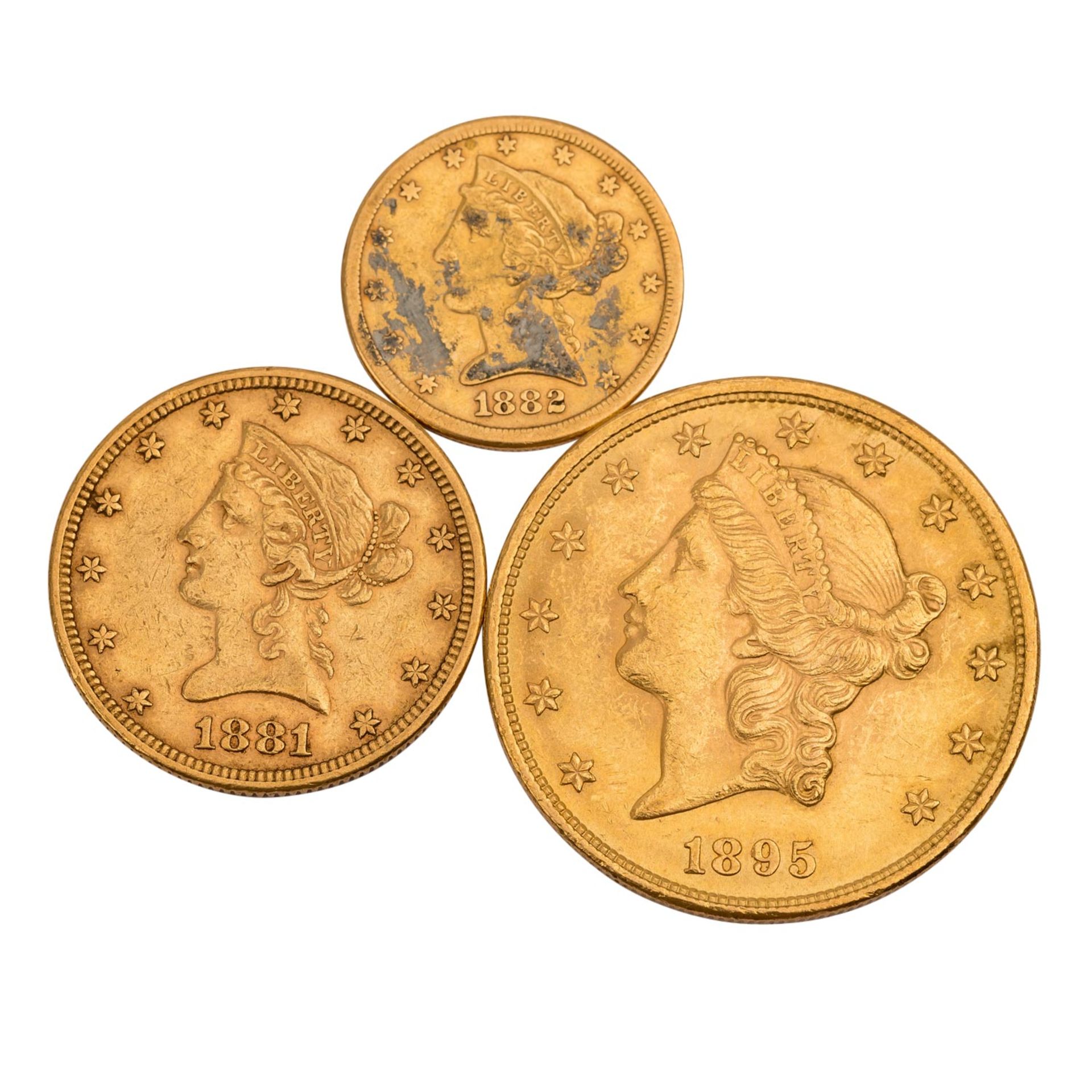 Aparte GOLD-Trilogie USA - 20 Dollars 1895,
