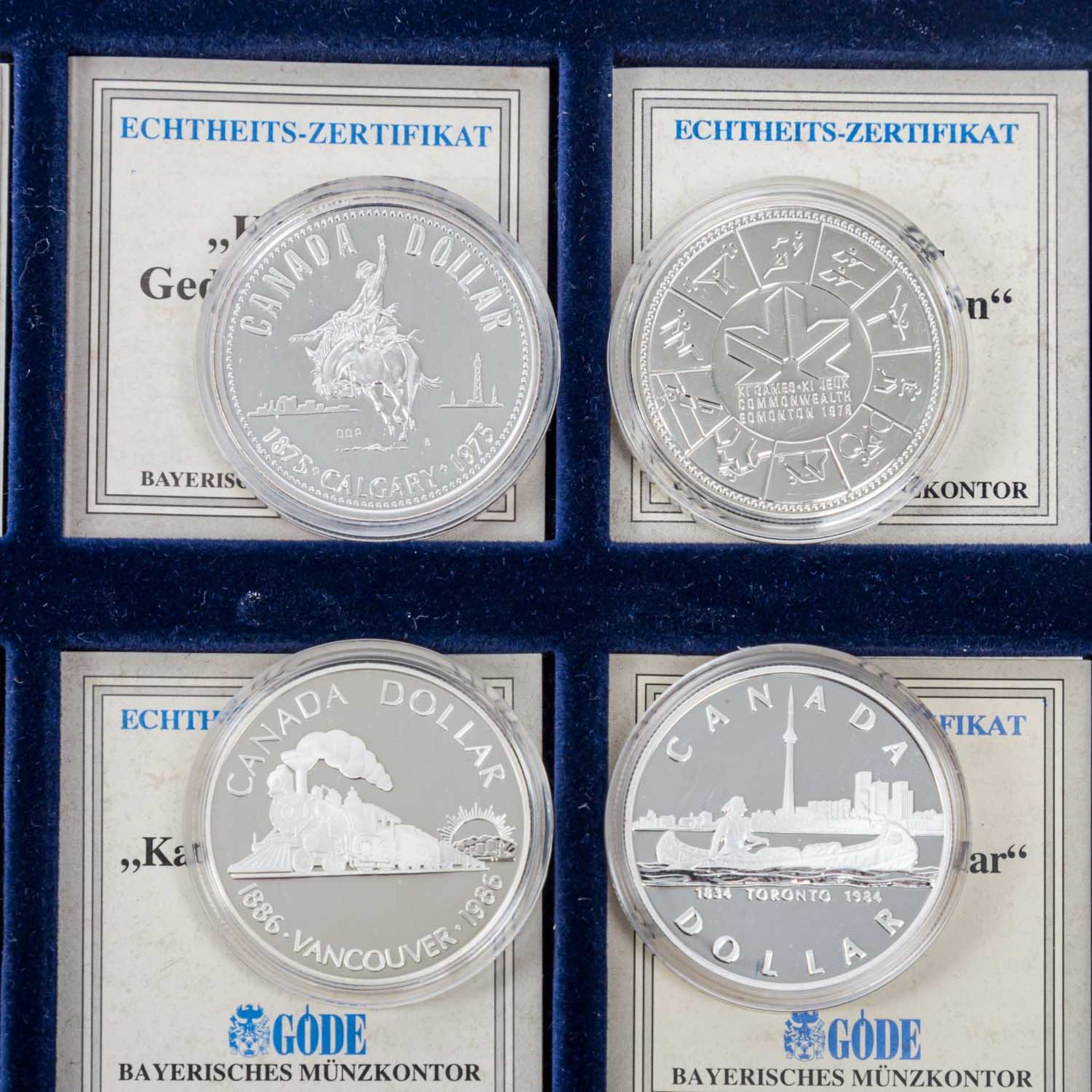 1 x Sammlung Kanada, 1 x Set "Die schönsten Silbermünzen der Welt" und Weiteres - - Bild 3 aus 7