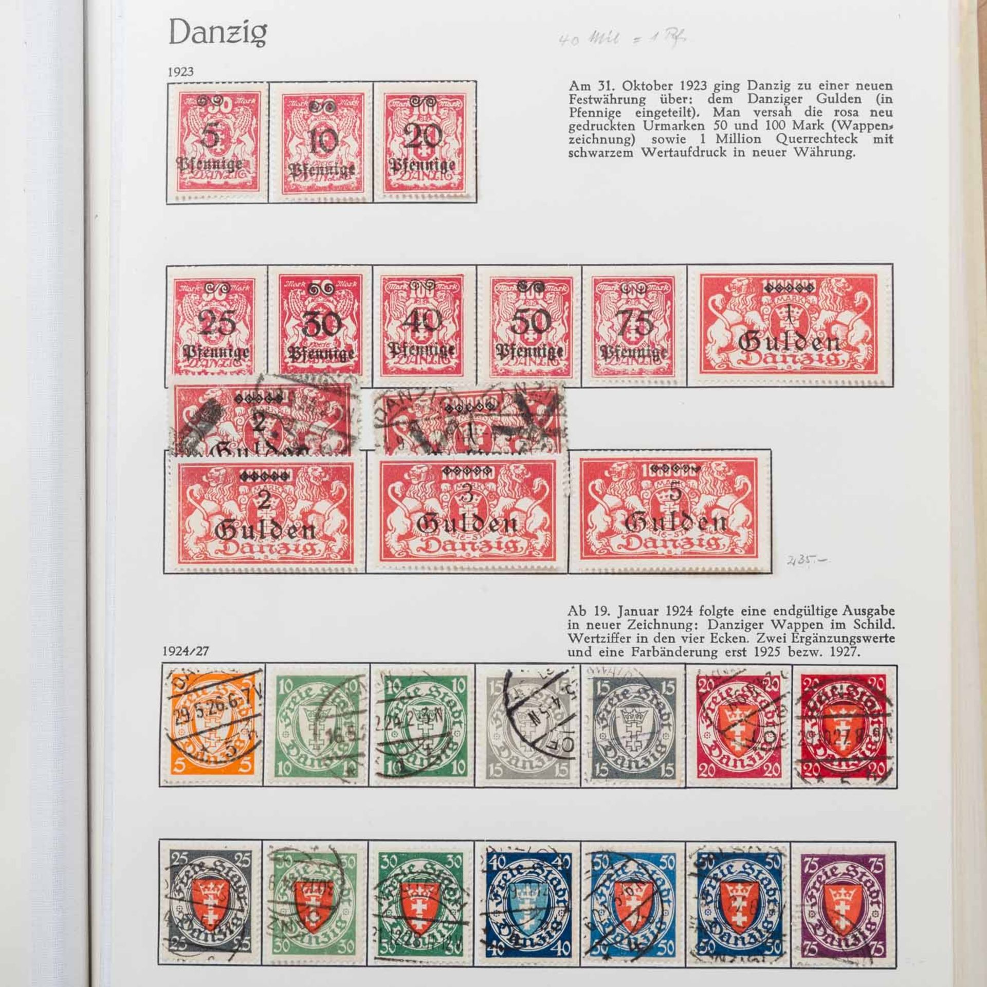 Sammlung - Danzig, Memel, Saargebiet */O/** - Bild 6 aus 19