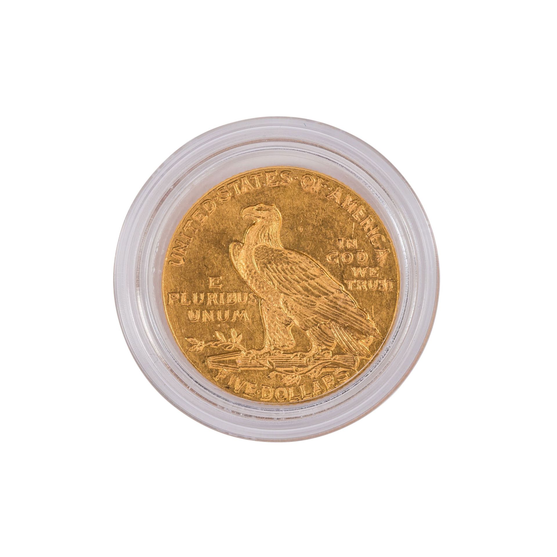 USA /GOLD - 5 Dollars 'Indian Head' 1910 - Bild 2 aus 2