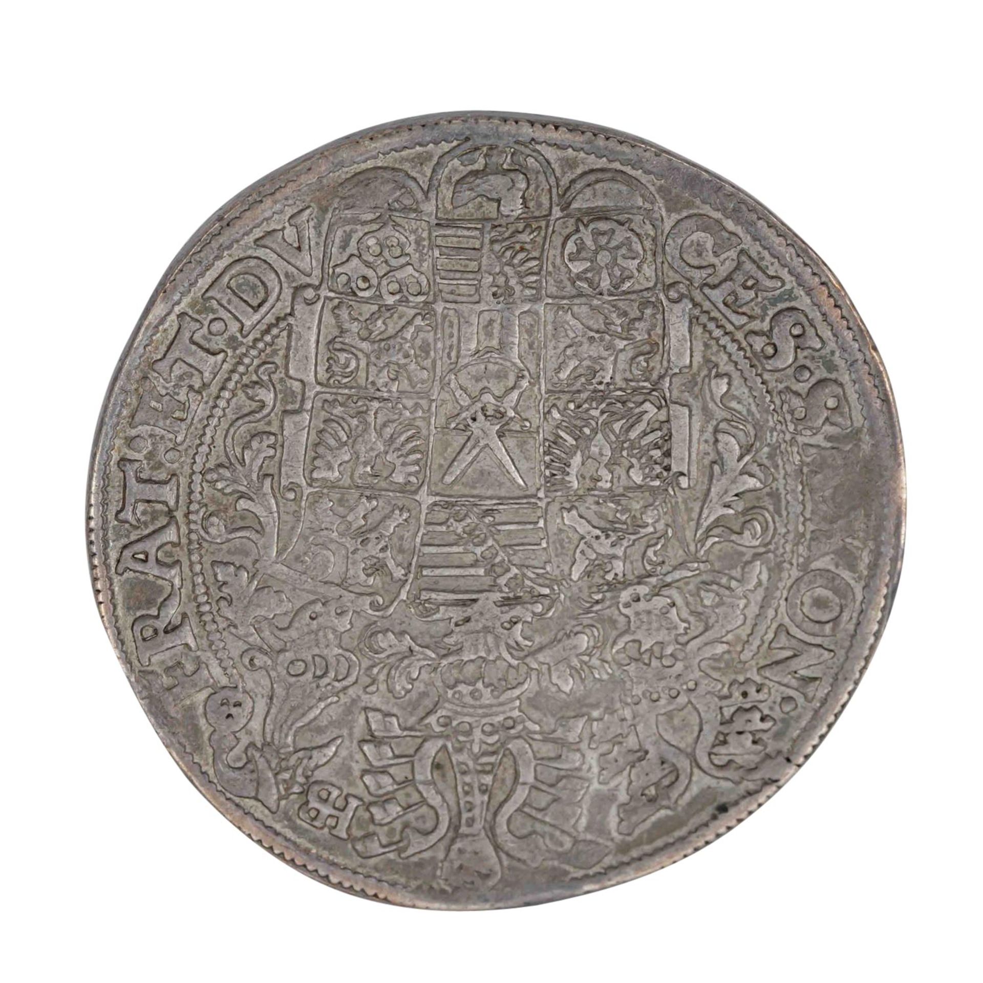 Sachsen, Christian II. und Johann Georg I + August, Reichstaler 1592 - Bild 2 aus 2