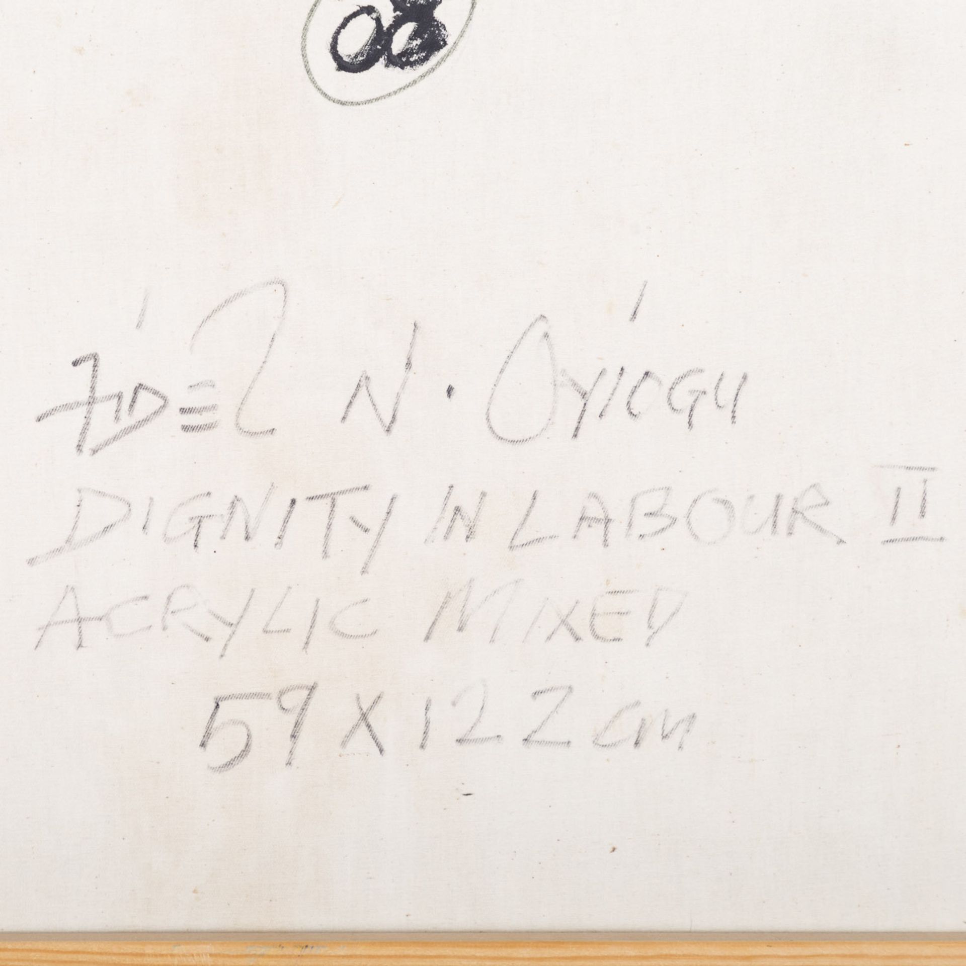 OYIOGU, FIDEL N. (geb. 1957), "Digntity in Labou", - Image 9 of 10