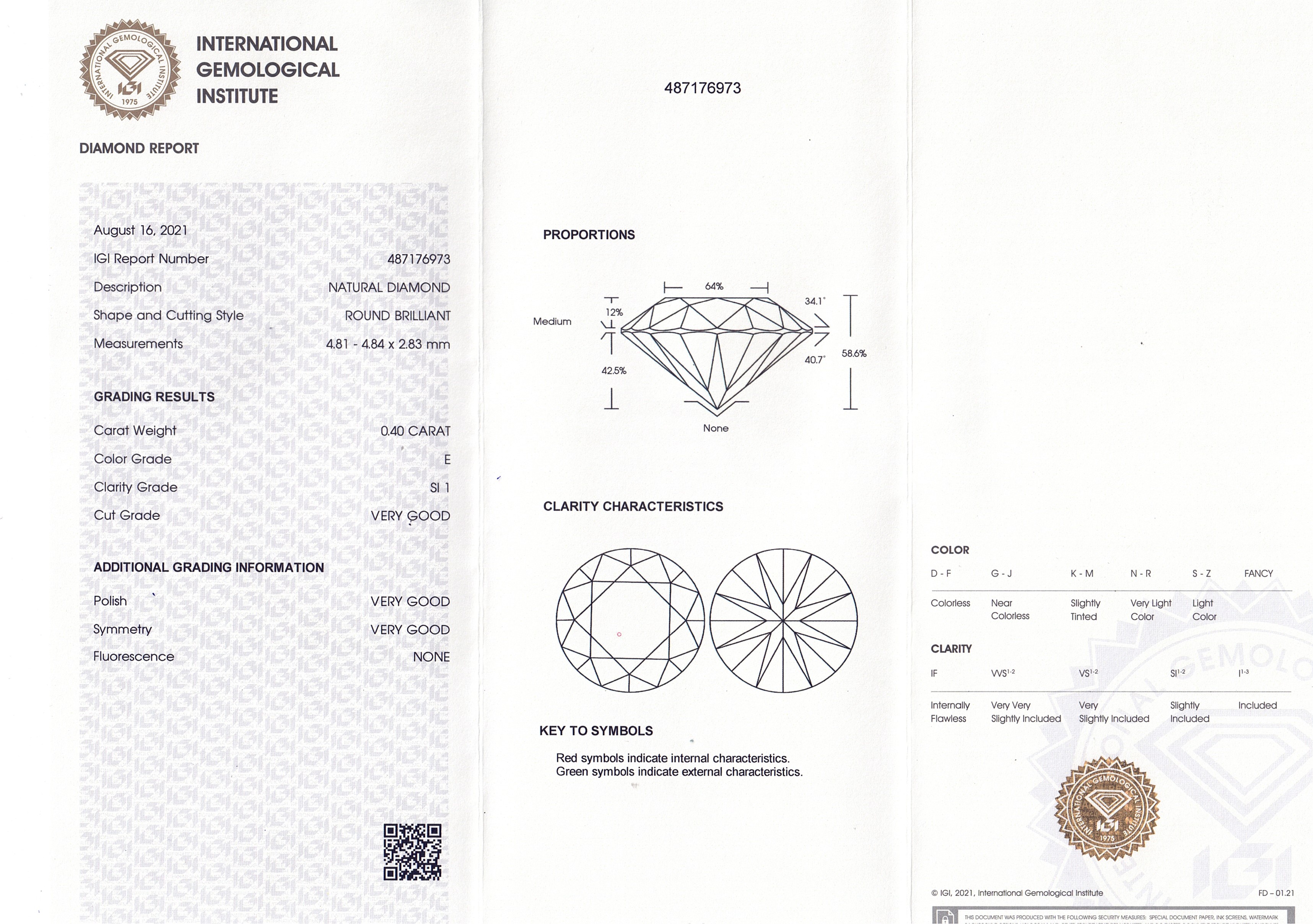 Loser Brillant von 0,4 ct - Image 3 of 3