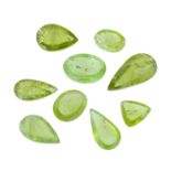 Konvolut Peridots von 59,16 ct