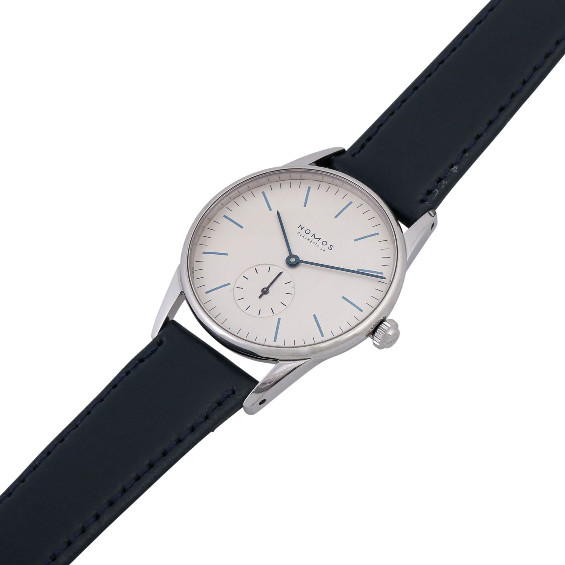 NOMOS Orion "100 Jahre Wempe Chronometerwerke", Armbanduhr. - Bild 4 aus 6