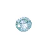 Loser grünlich-hellblauer Moissanit 8,98 ct,