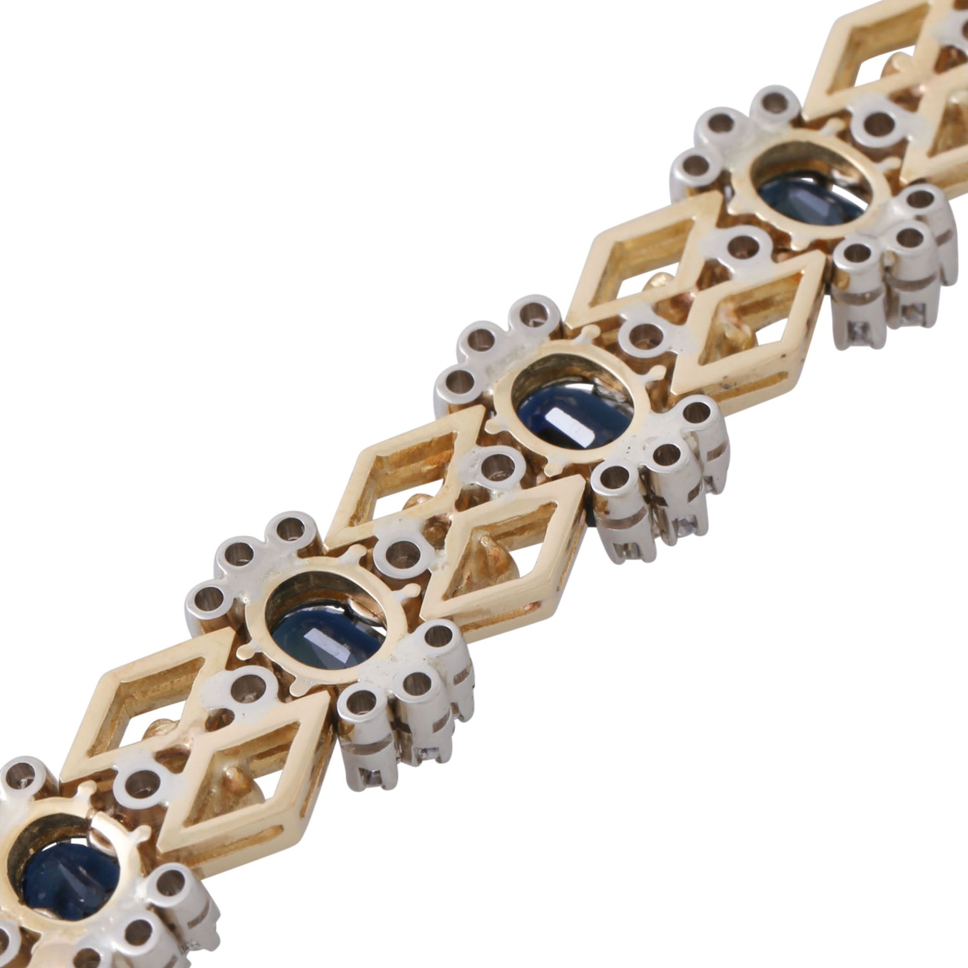 Armband mit Saphiren und Brillanten - Bild 6 aus 7