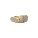 COLANI Ring mit Brillanten zus. ca. 0,13 ct,