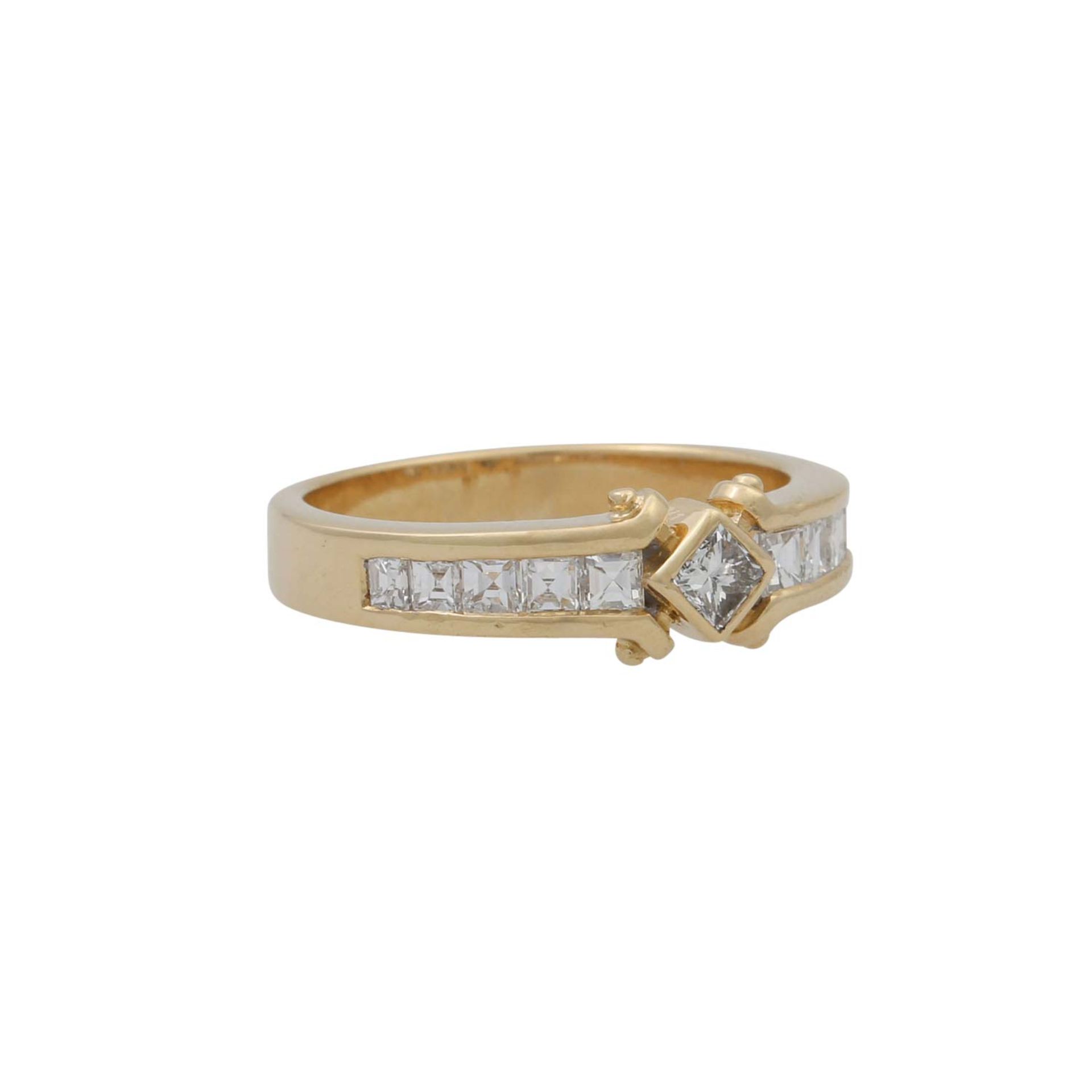 Ring mit Diamanten zus. ca. 0,50 ct.,