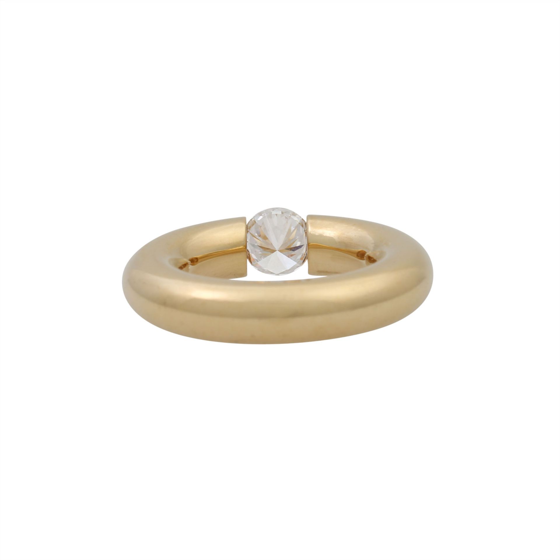 NIESSING Spannring mit Brillant von 1,03 ct, - Bild 4 aus 7