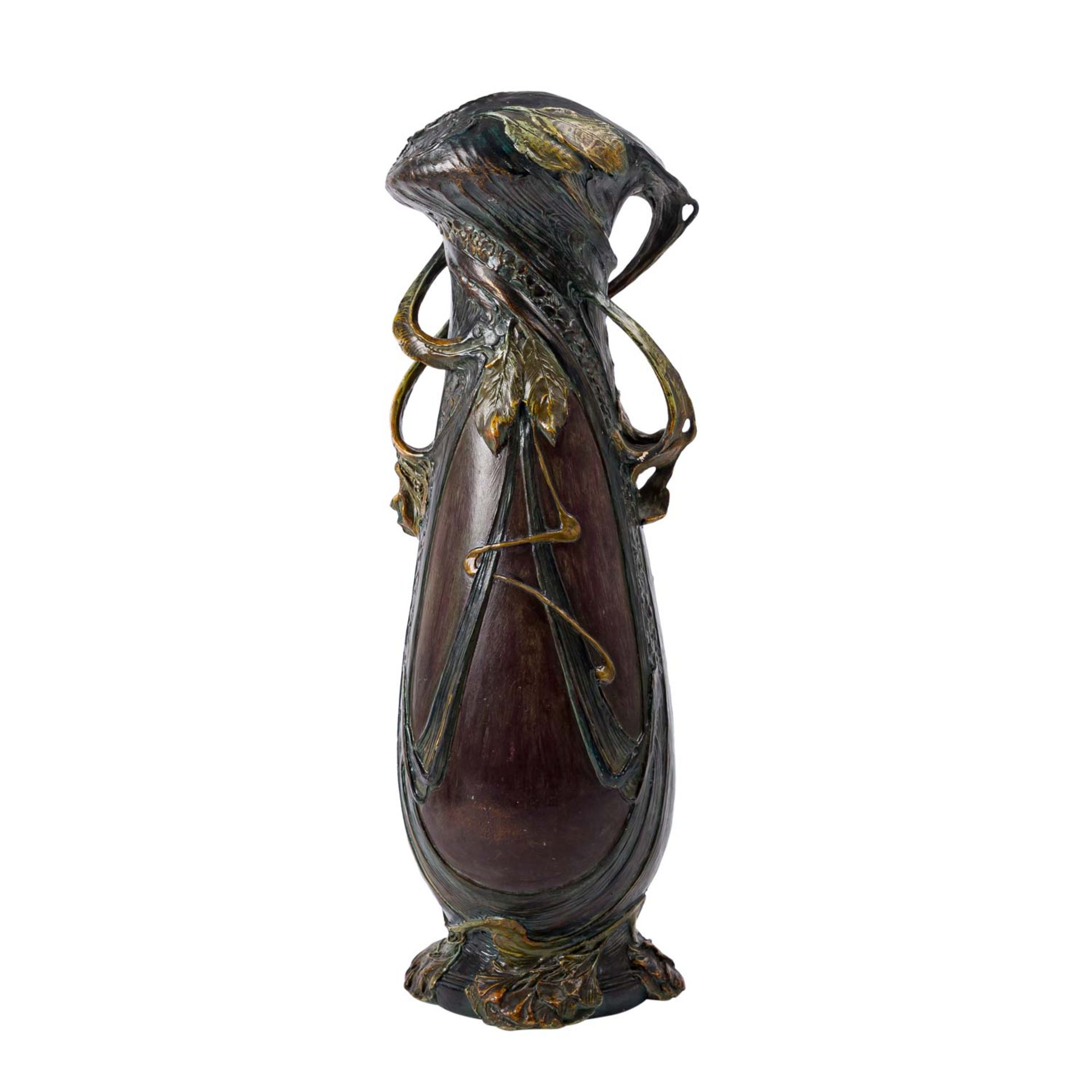 Jugendstil Keramikvase - Image 4 of 9