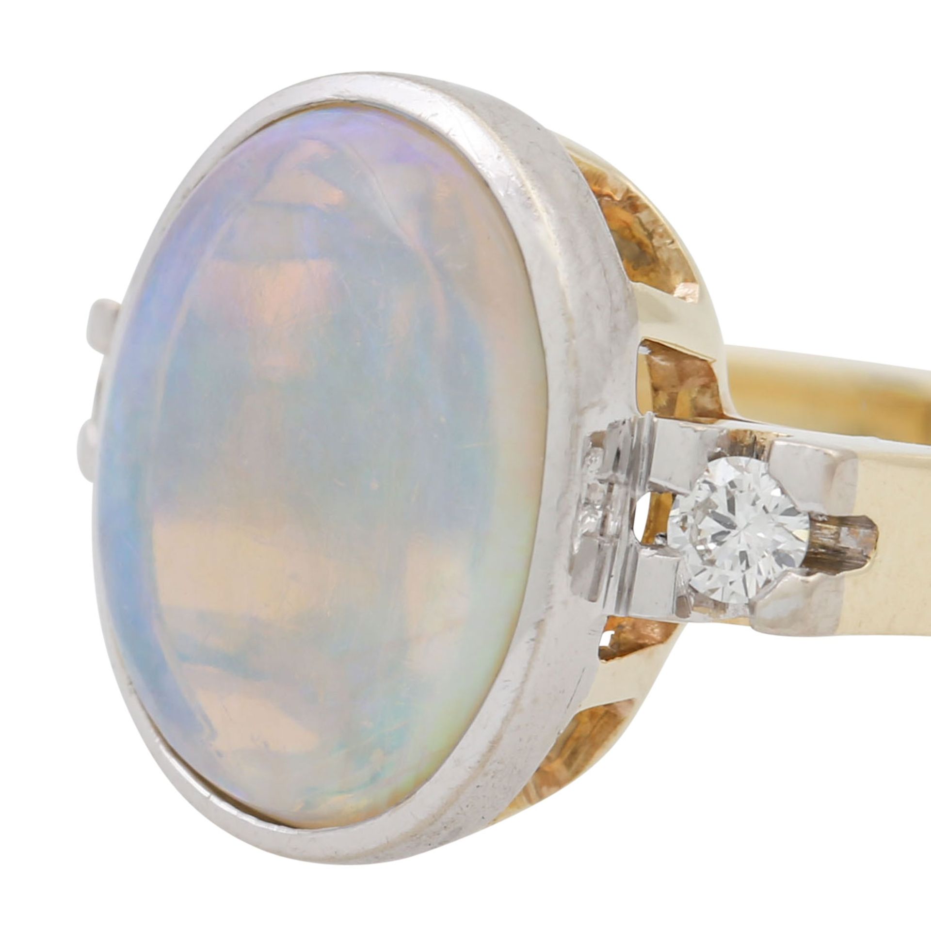 Ring mit Crystalopal - Bild 5 aus 5