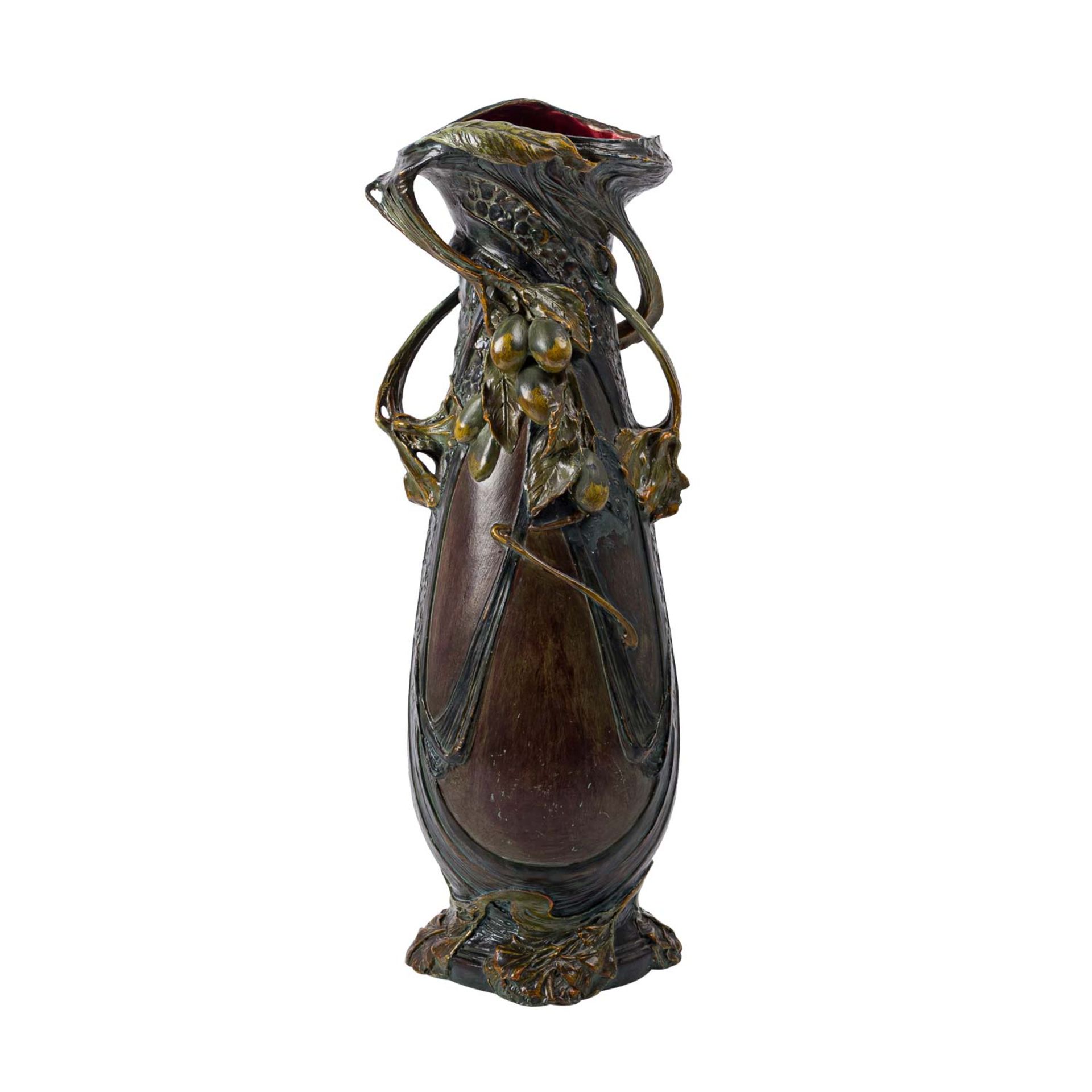 Jugendstil Keramikvase