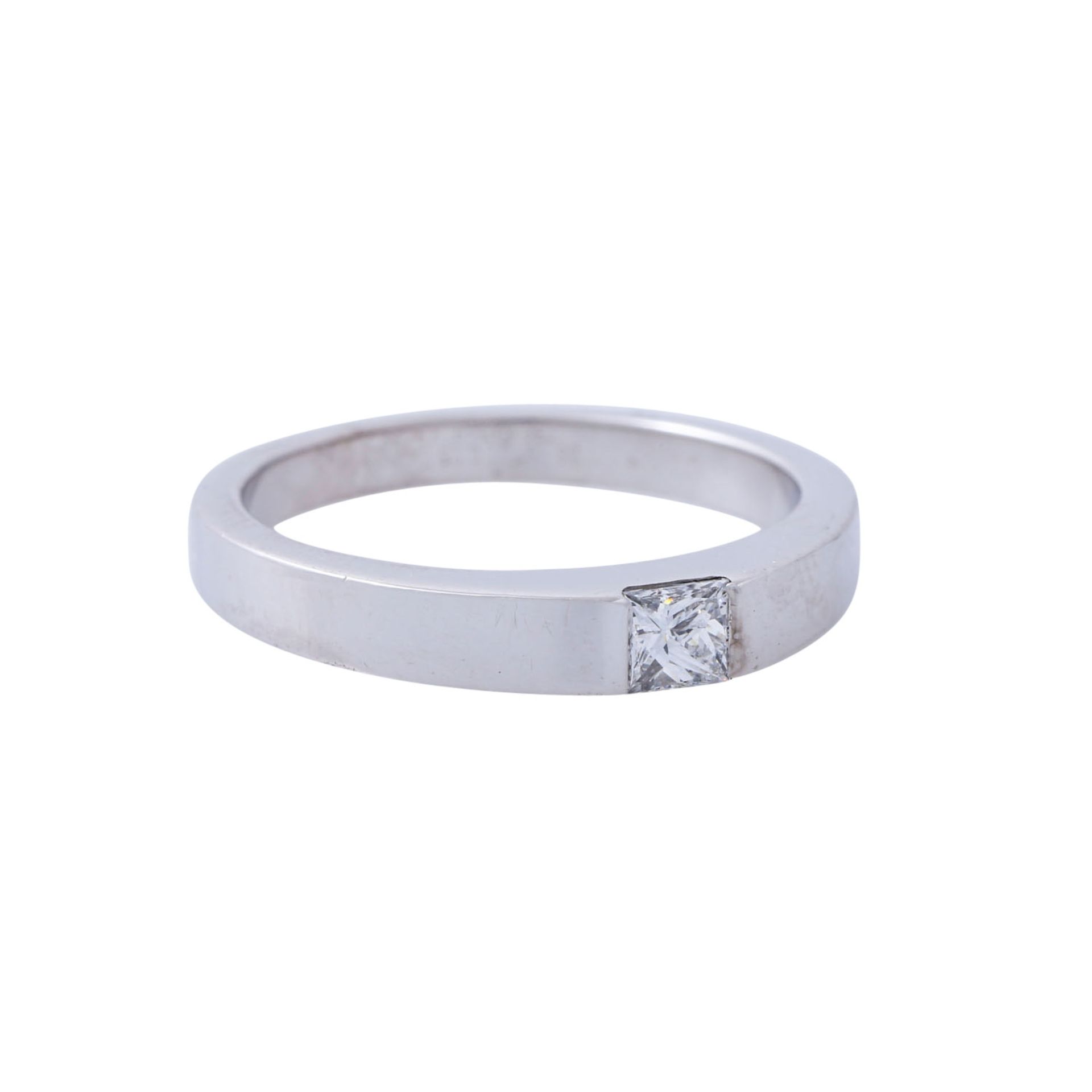 CARTIER Ring "Tank" mit Diamant ca. 0,25 ct,