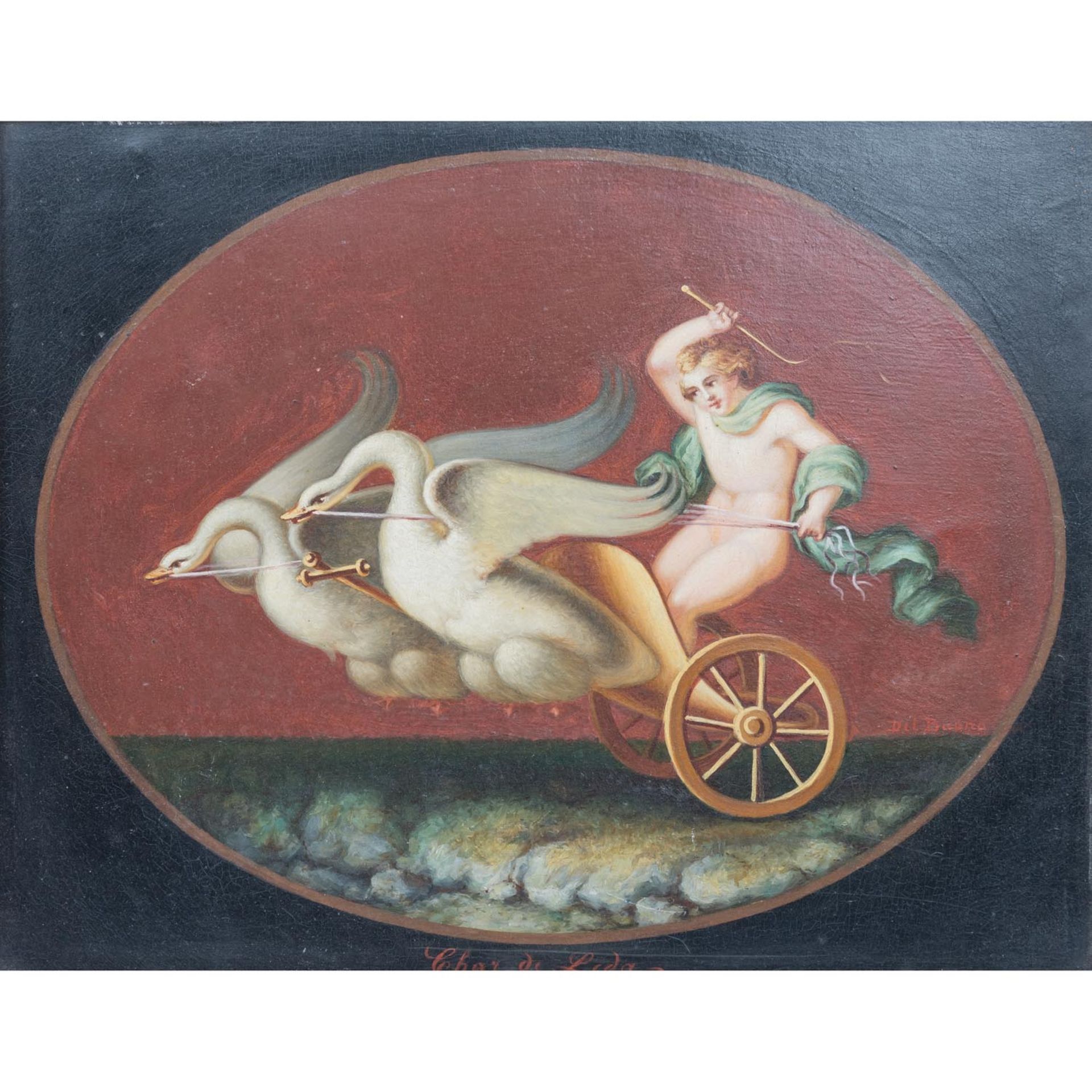 FRANZÖSISCHE SCHULE ANFANG 19. JAHRHUNDERT "Der Wagen des Bacchus und der Wagen der Leda". - Bild 3 aus 7