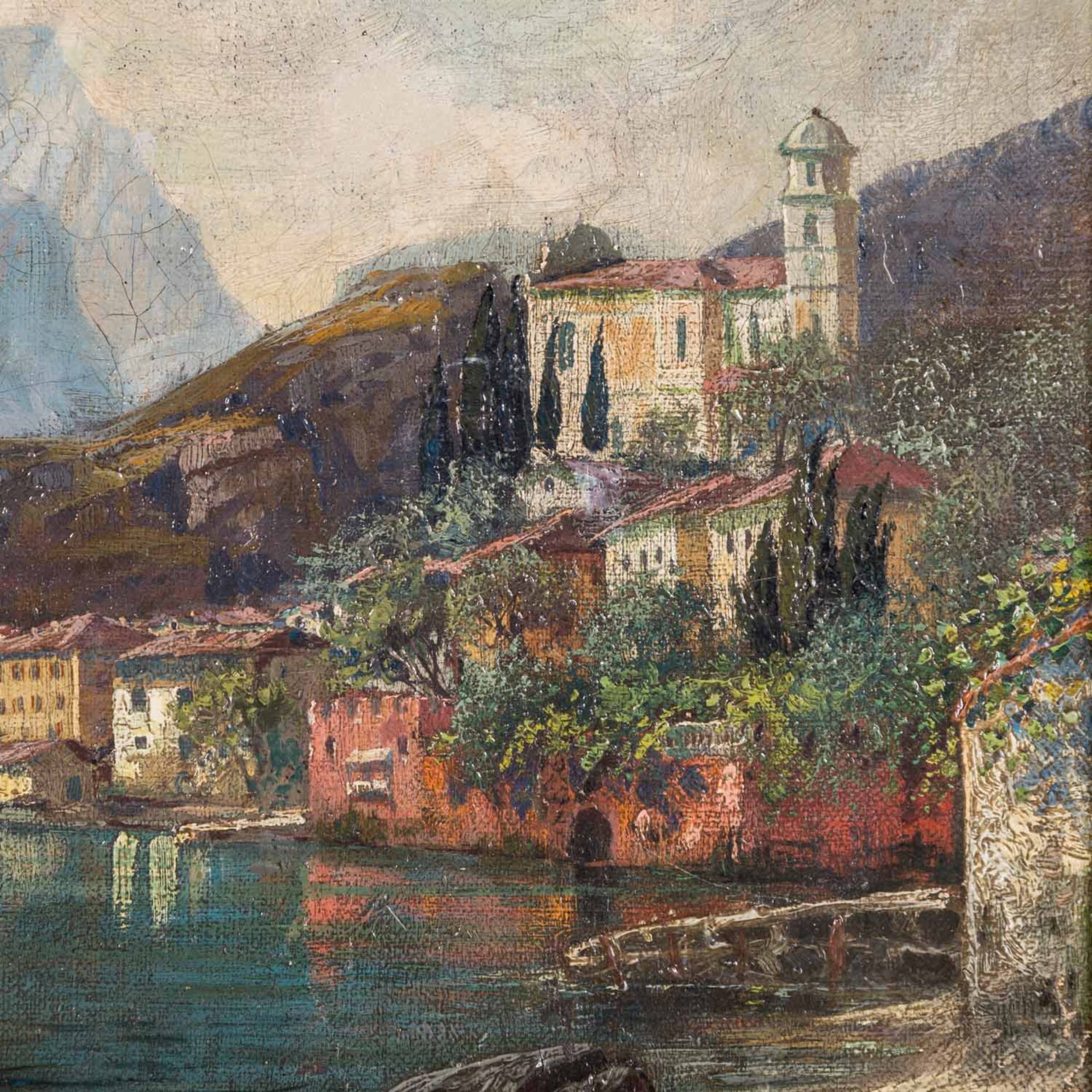 WOLFF, RICHARD (Esseg 1880-1964 Bozen), "Torbole am Gardasee", - Bild 4 aus 8