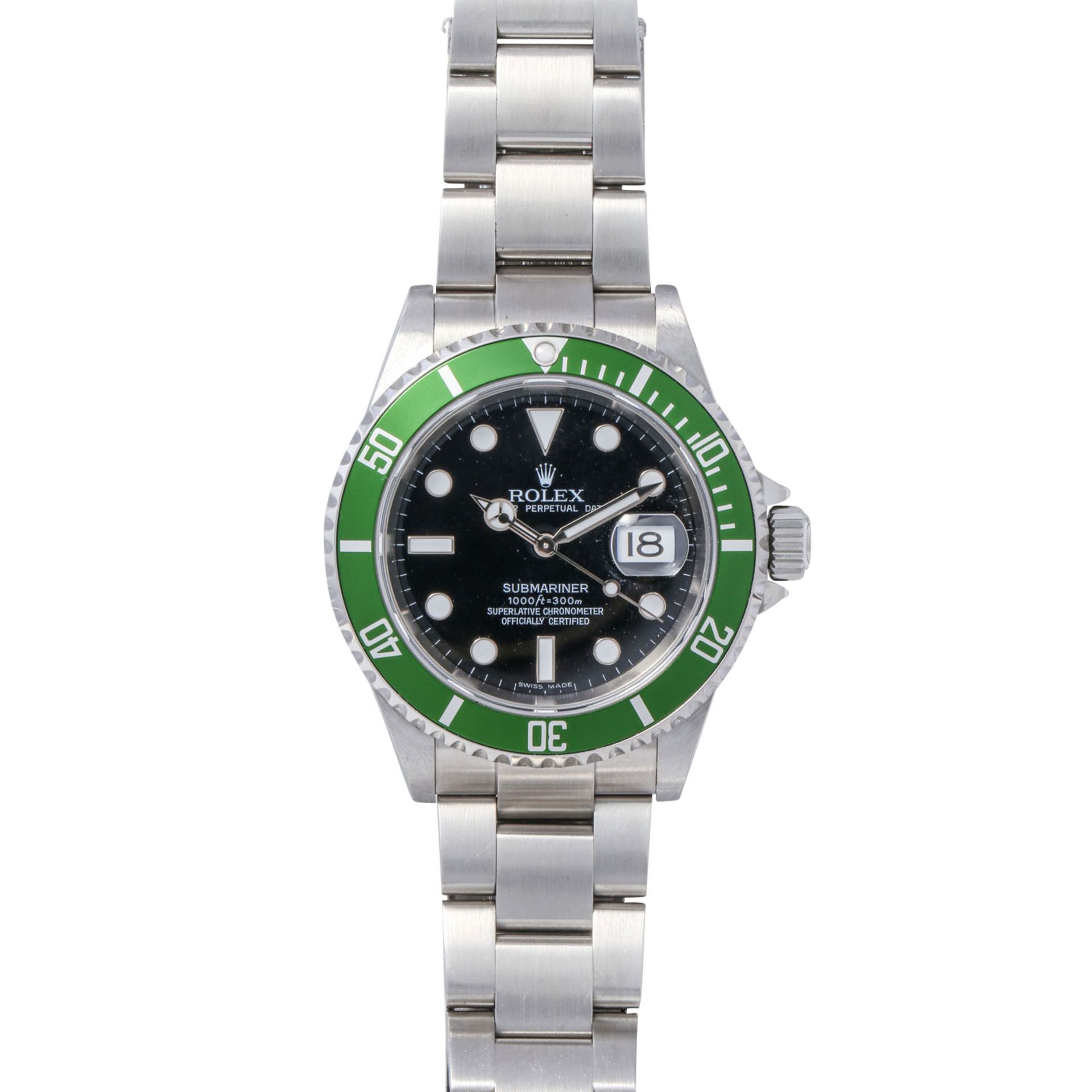 ROLEX Submariner Date "Kermit", Ref. 116610LV. Armbanduhr.