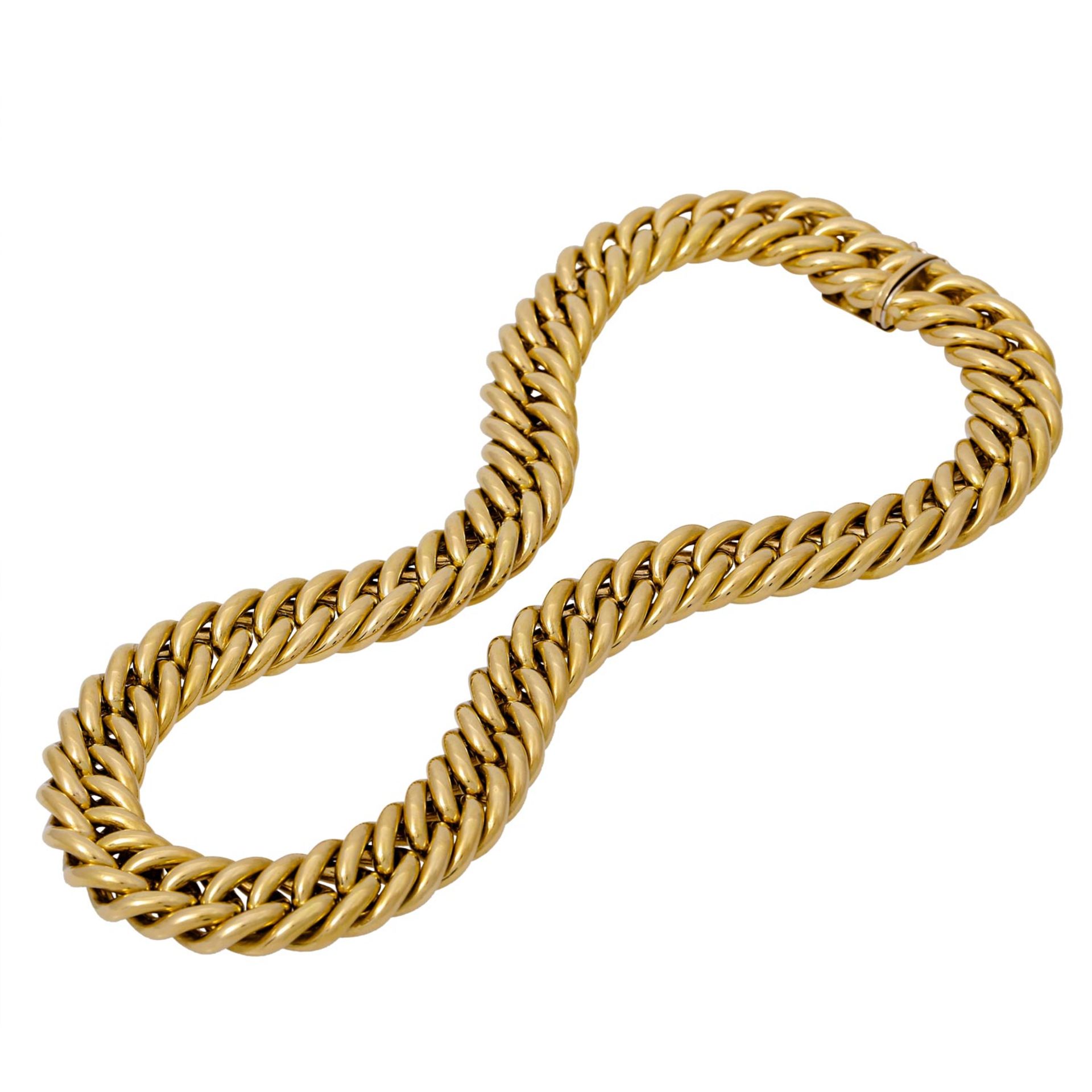 Goldkette Panzercollier, - Bild 3 aus 7