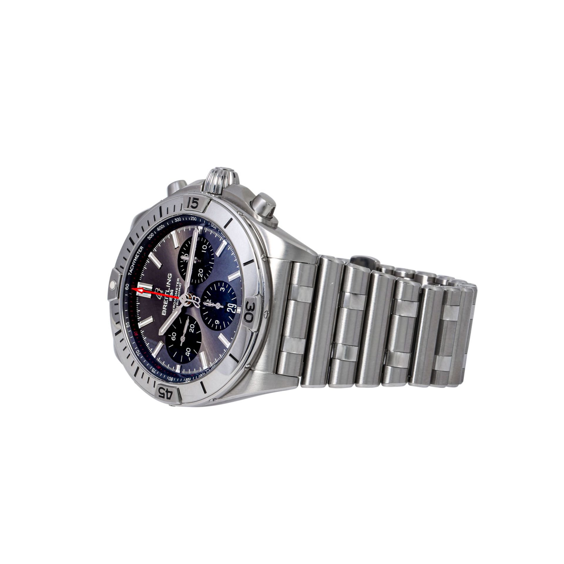 BREITLING Chronomat B01 "Boutique Edition", Ref. AB01348A1B1A1. Herrenuhr. Aktueller Neupreis: 7.900 - Bild 6 aus 8