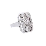 Ring mit Diamanten von zus. ca. 1,2 ct,