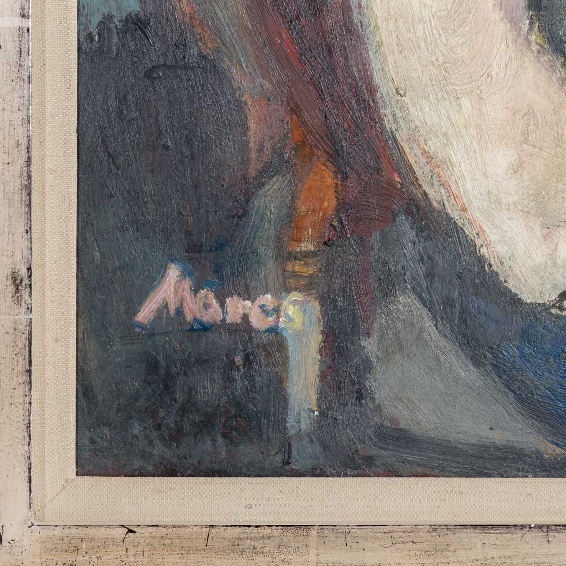 SCHULTZ, MARES (Hamburg 1920-2013 Stuttgart), "Mädchen mit Spitz", - Bild 3 aus 10