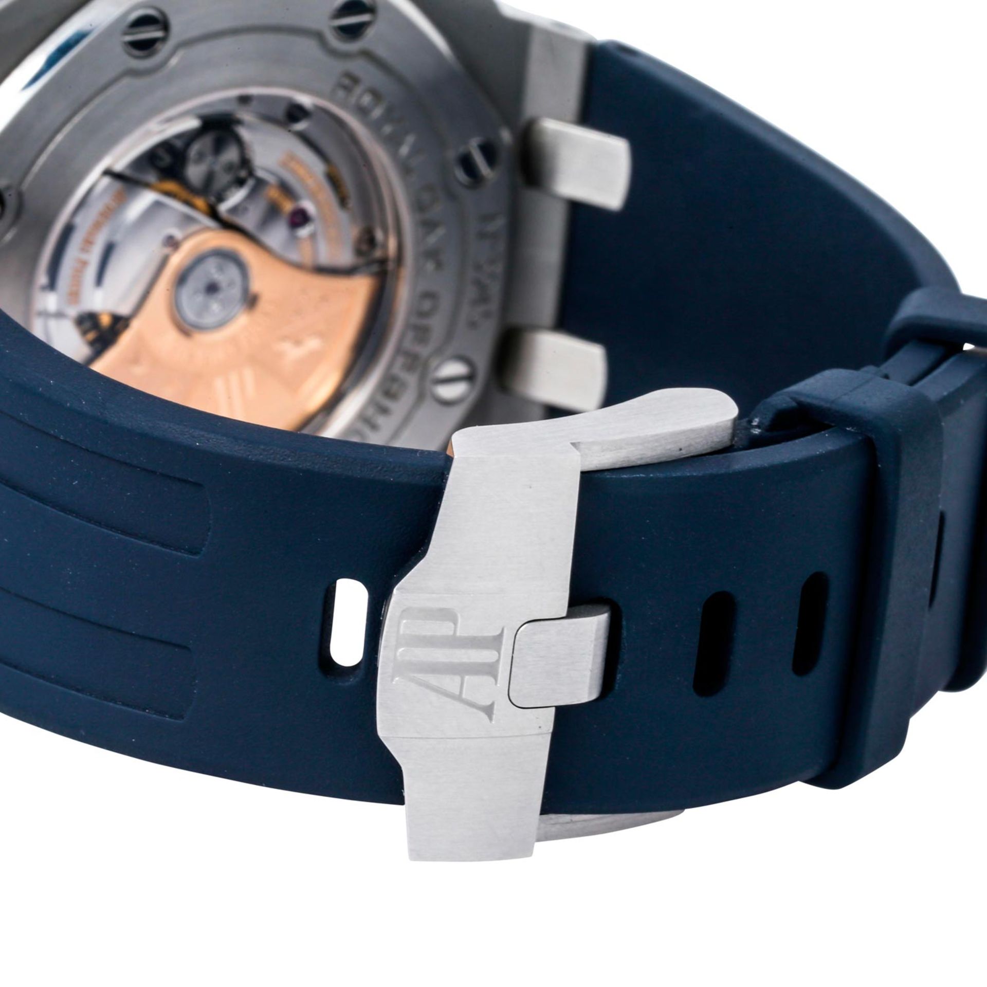 AUDEMARS PIGUET Royal Oak Offshore 42 "Navy", Ref. 26470ST.OO.A027CA.01. Herrenuhr. - Bild 6 aus 8