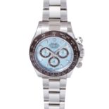 ROLEX Cosmograph Daytona "Eisblau", Ref. 116506-0001. Armbanduhr.