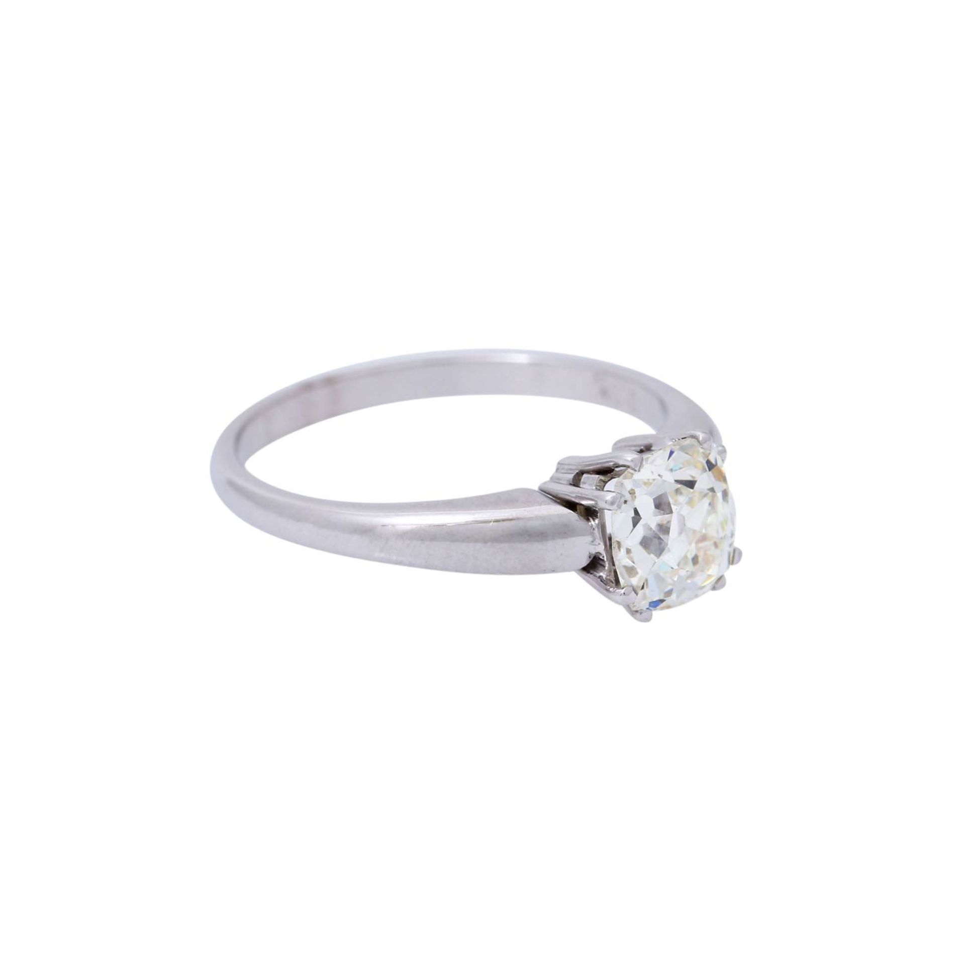 Ring mit Solitär Diamant ca. 1,7 ct,