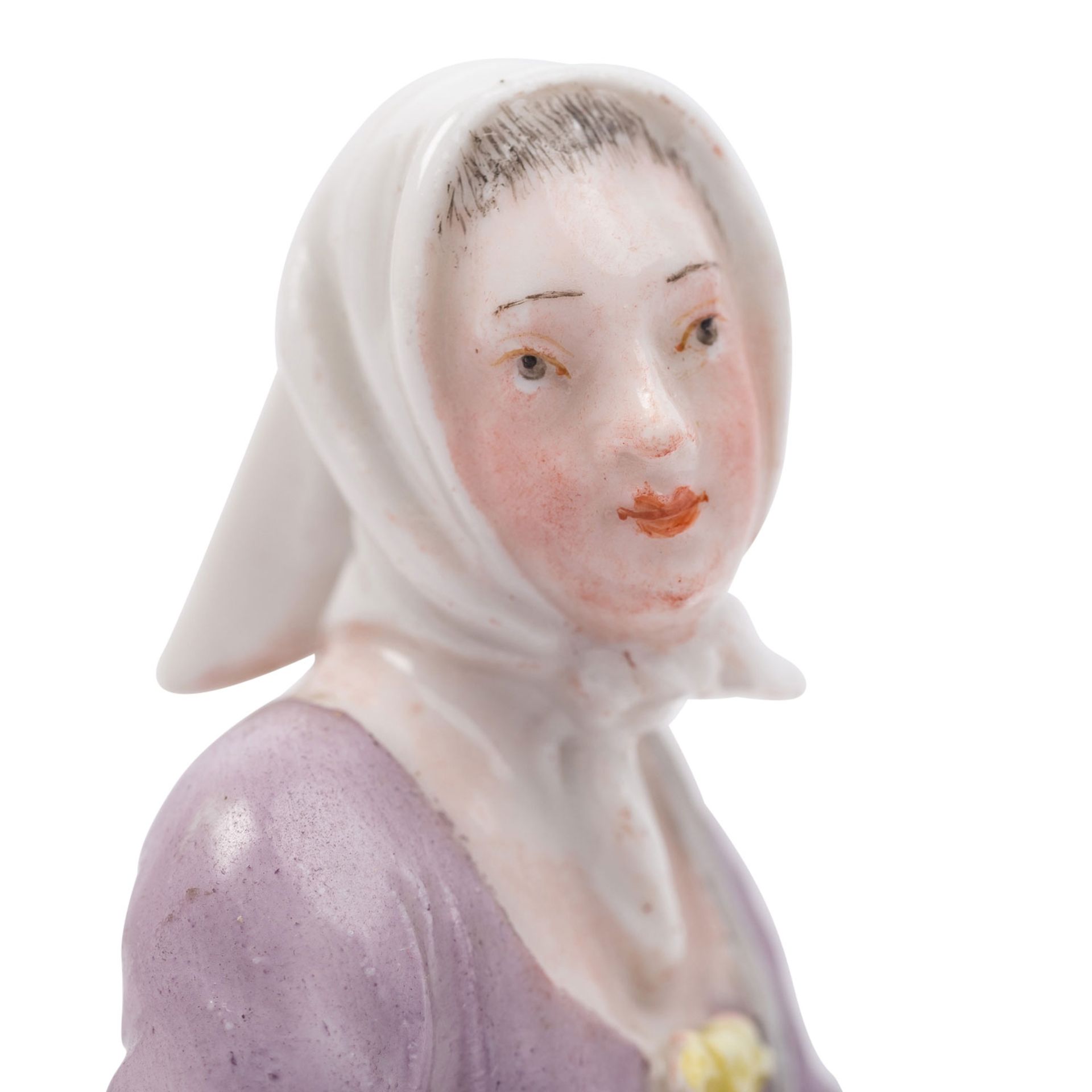 MEISSEN, Leierspielerin, 1763-1807 - Bild 7 aus 10