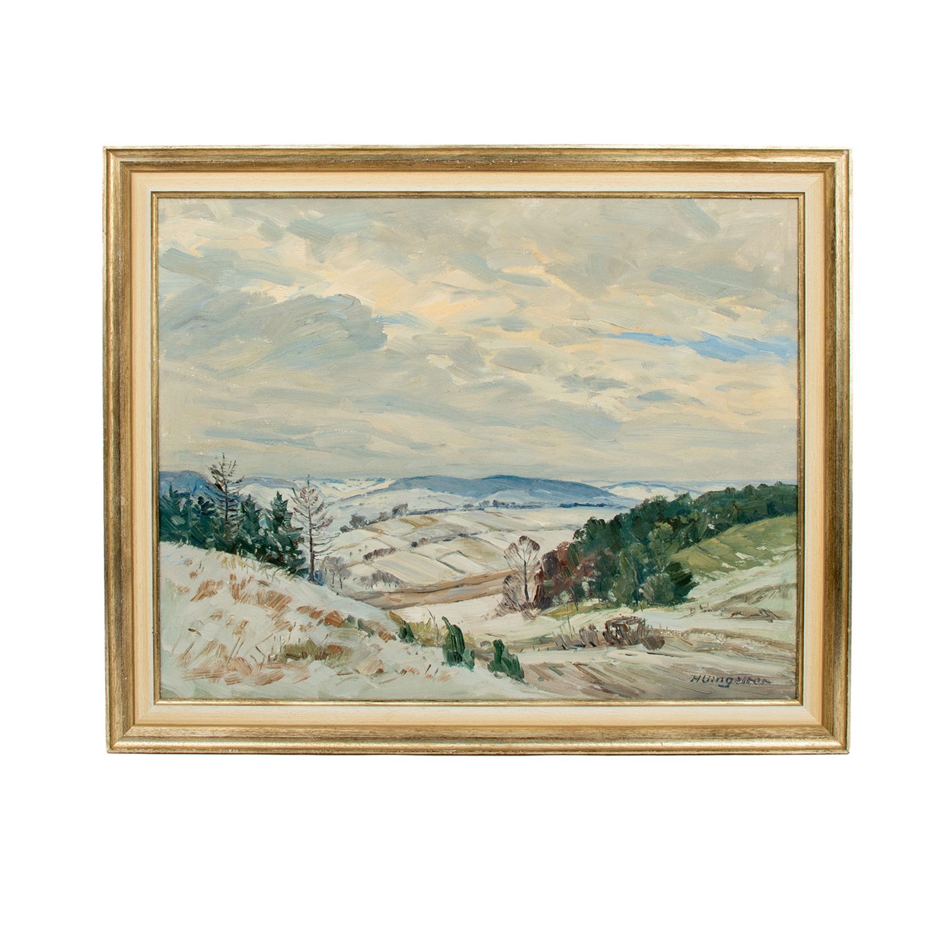 UMGELTER, HERMANN (1891-1962), "Winter auf der Schwäbischen Alb", - Bild 2 aus 5