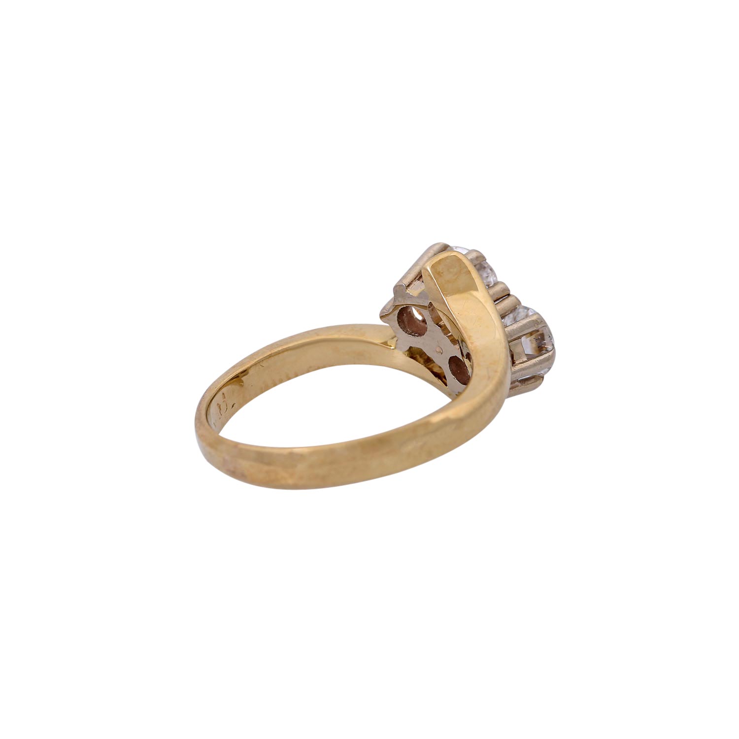 Ring mit 2 Brillanten von zus. ca. 0,97 ct, - Image 3 of 5