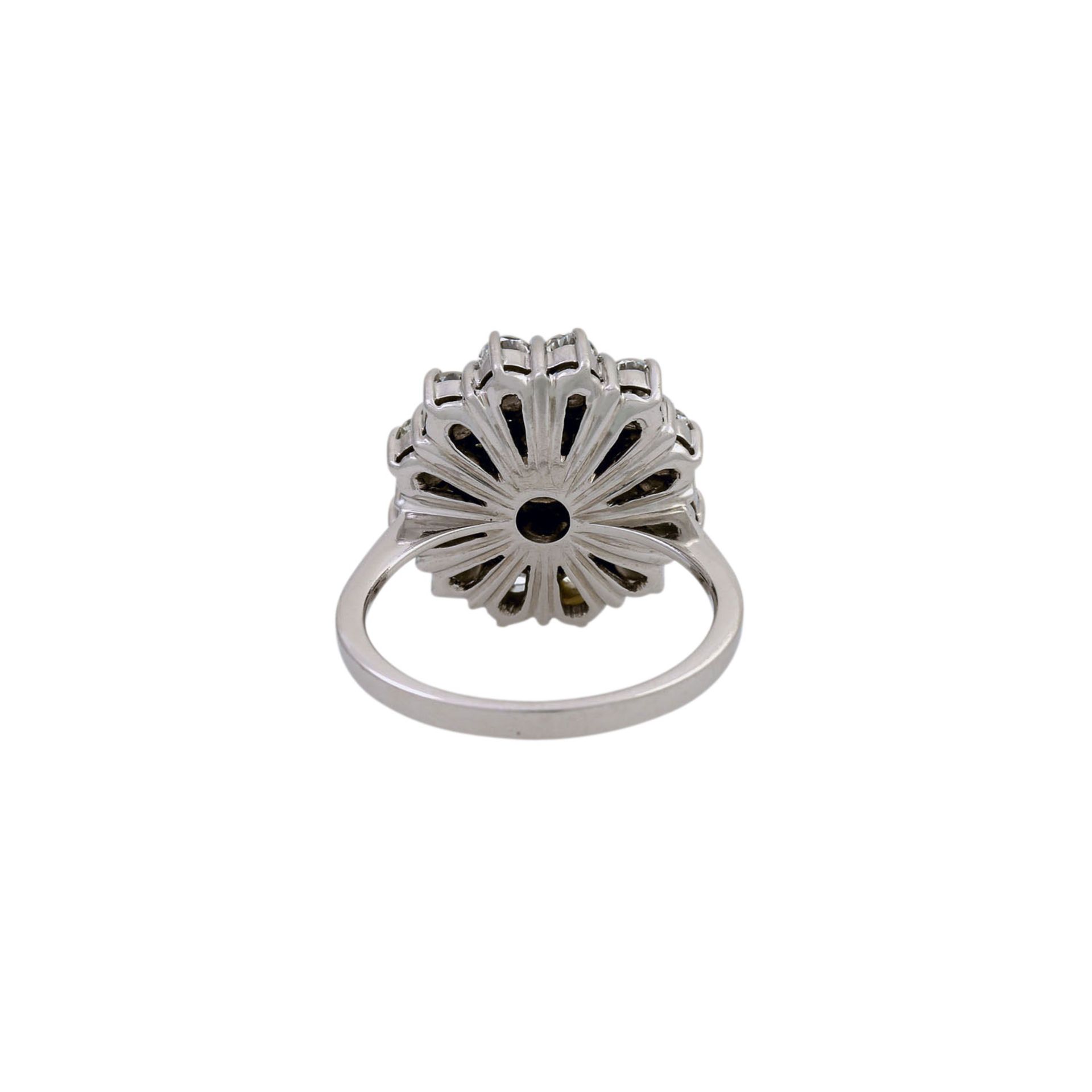 Ring mit Brillanten zus. ca. 2,5 ct, - Bild 4 aus 5