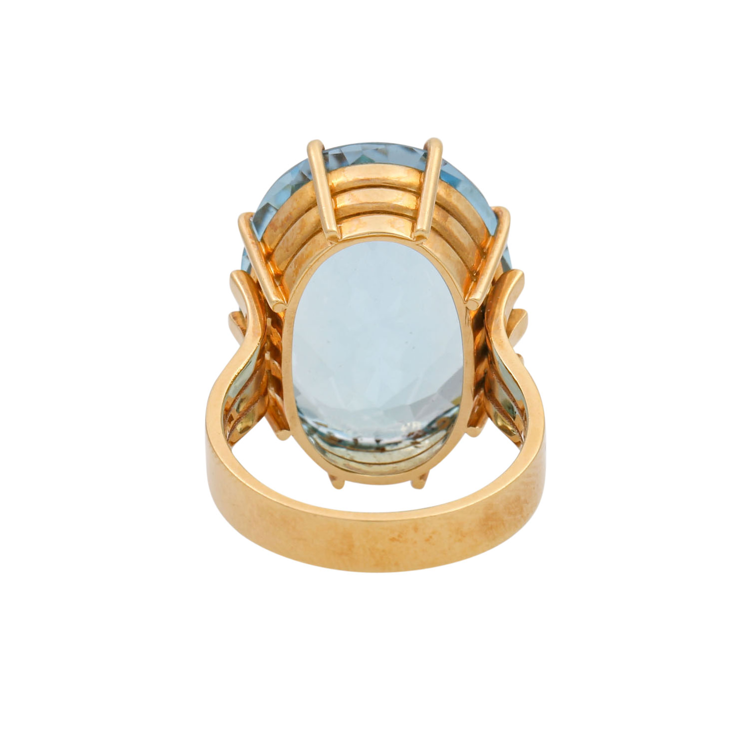 Ring mit feinem Blautopas ca. 19 ct, - Image 4 of 5