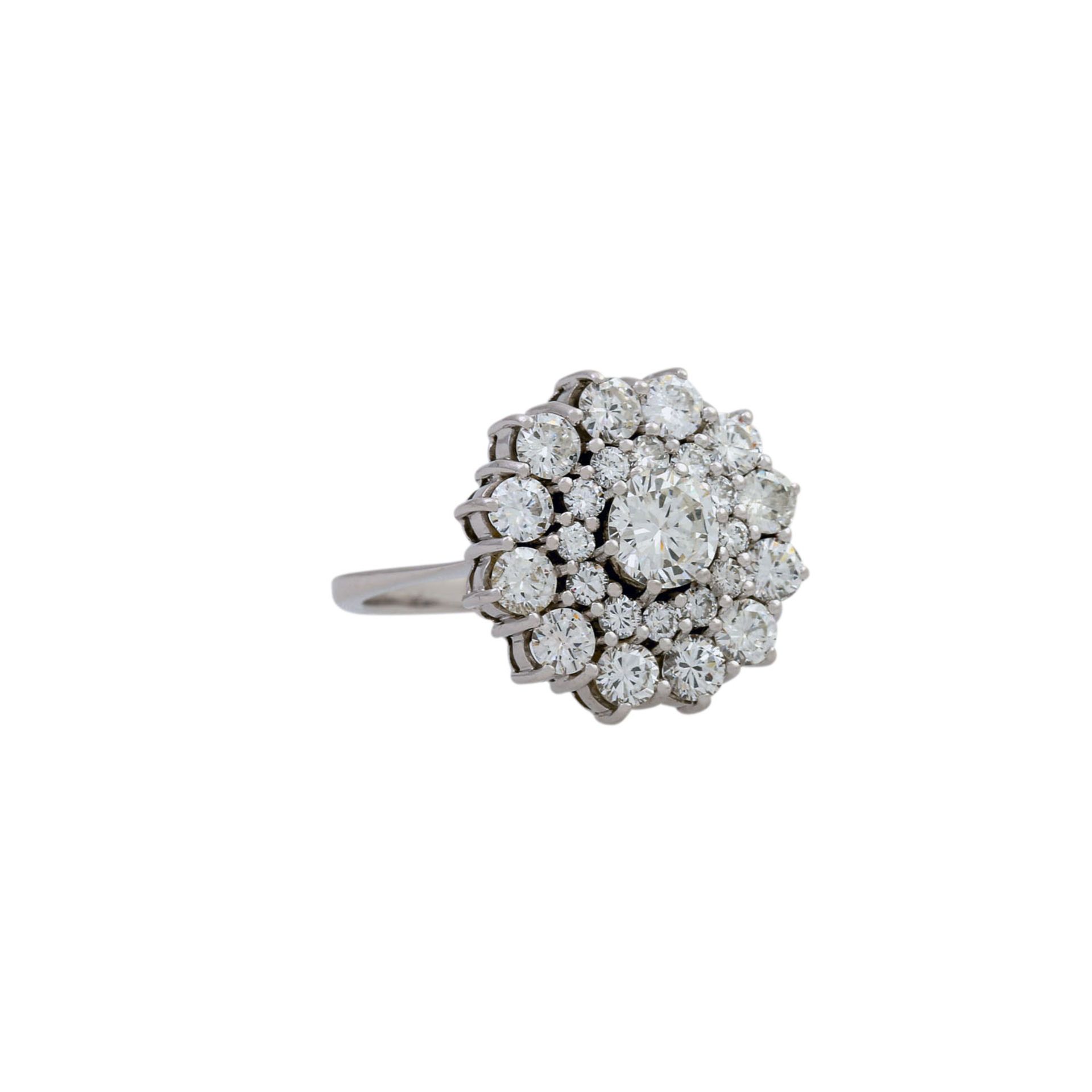 Ring mit Brillanten zus. ca. 2,5 ct,