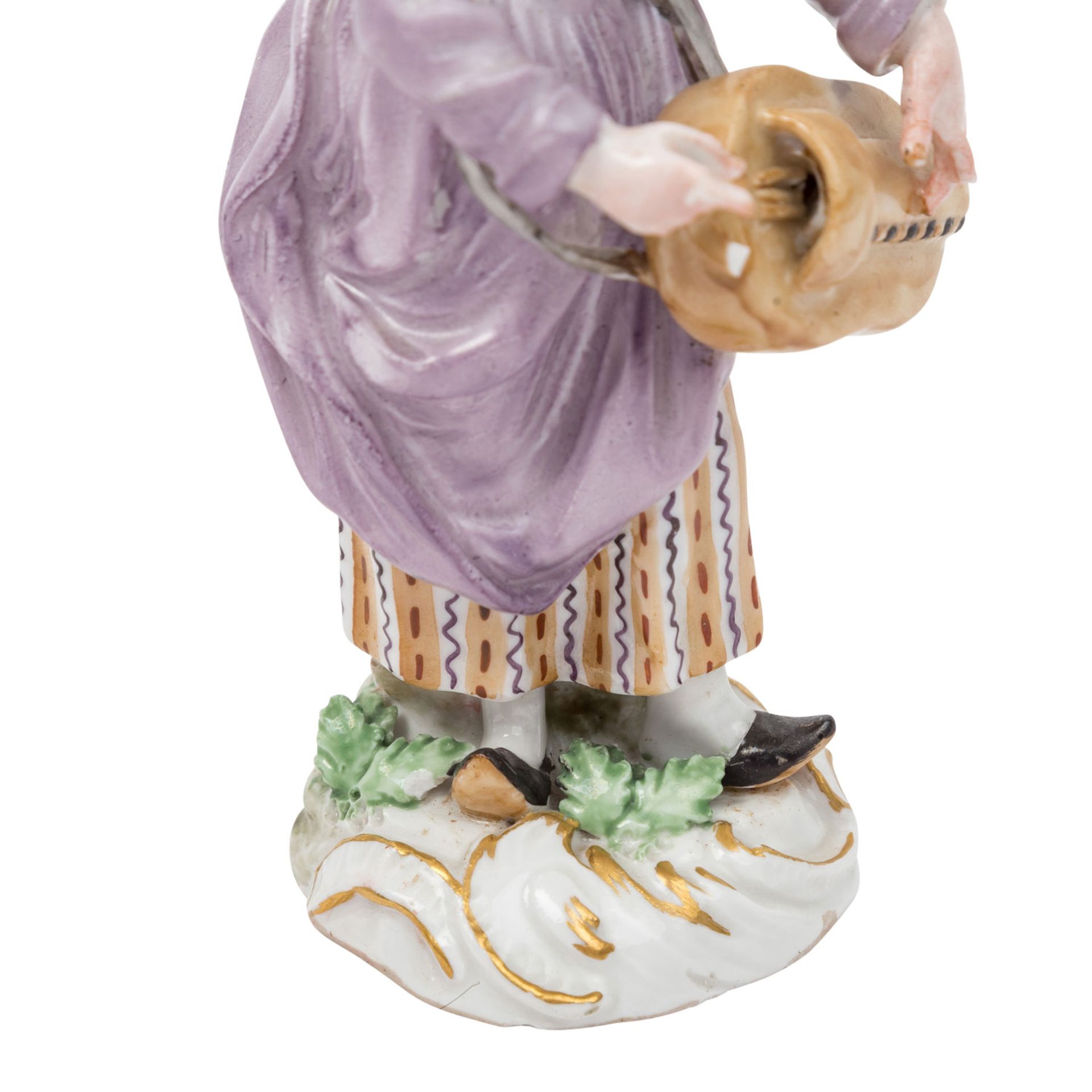 MEISSEN, Leierspielerin, 1763-1807 - Bild 5 aus 10