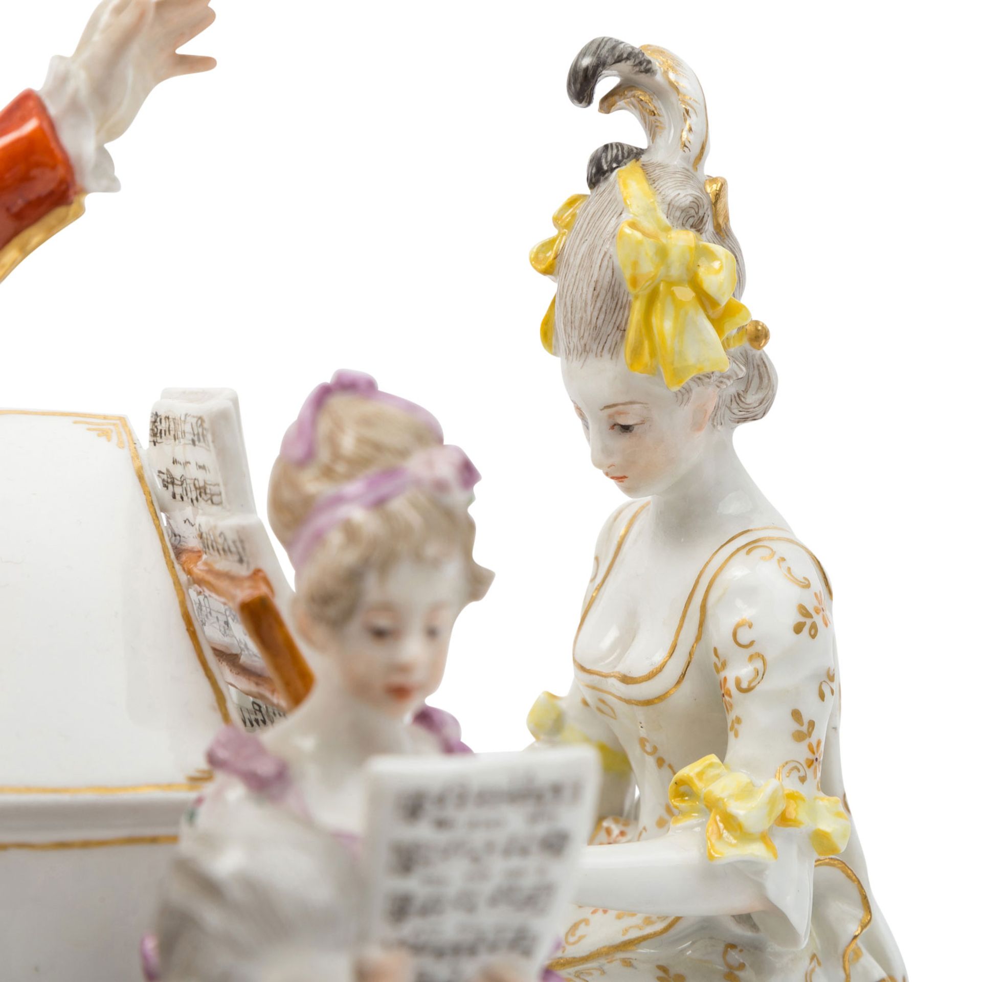 MEISSEN, Gruppe-Familie Mozart, 1850-1918 - Bild 15 aus 15