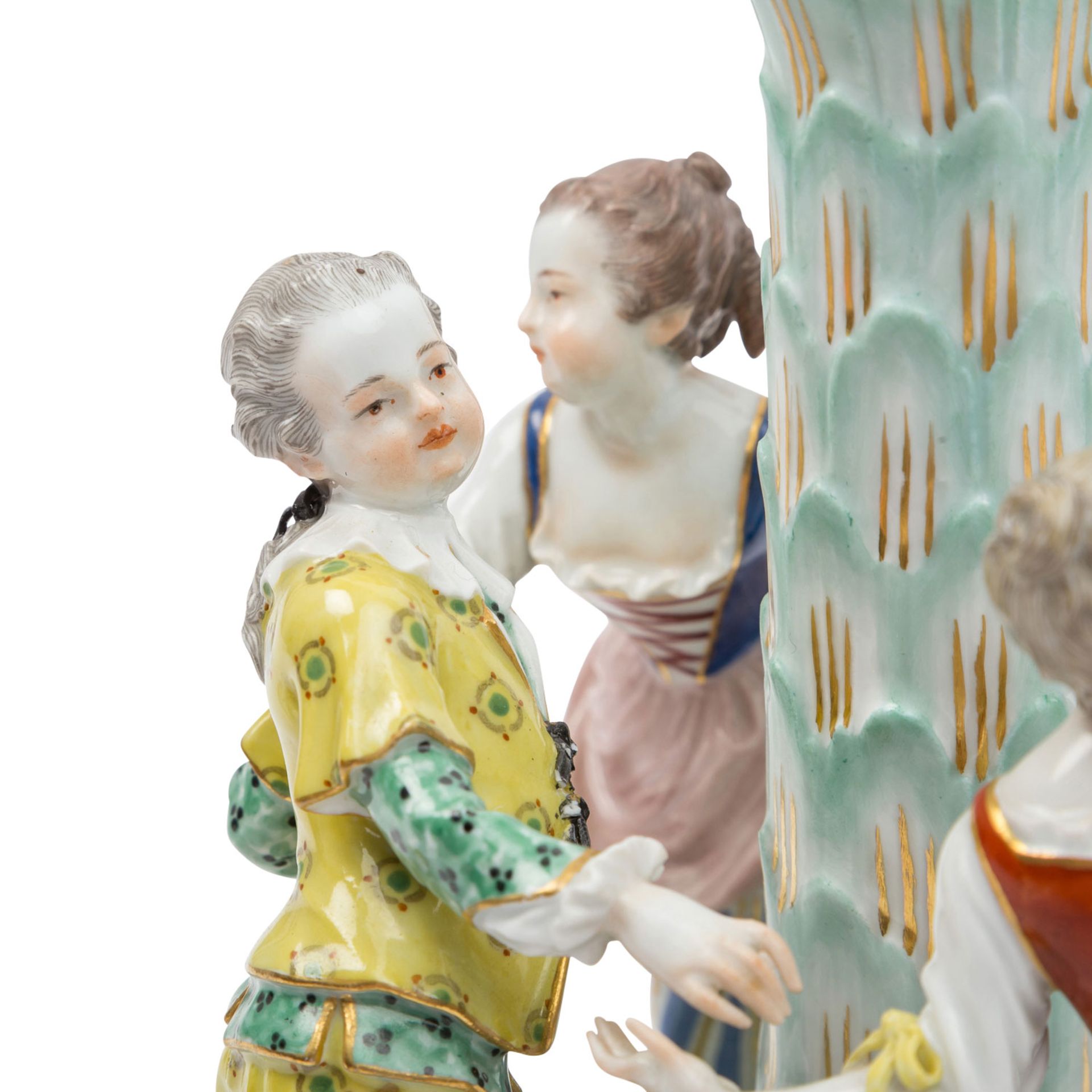 MEISSEN, Figürlicher Schalenfuß, 1850-1918 - Bild 7 aus 11