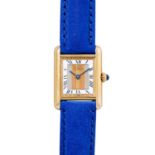 CARTIER Tank Vermeil "Trinity", Ref. 5057001. Damenuhr.