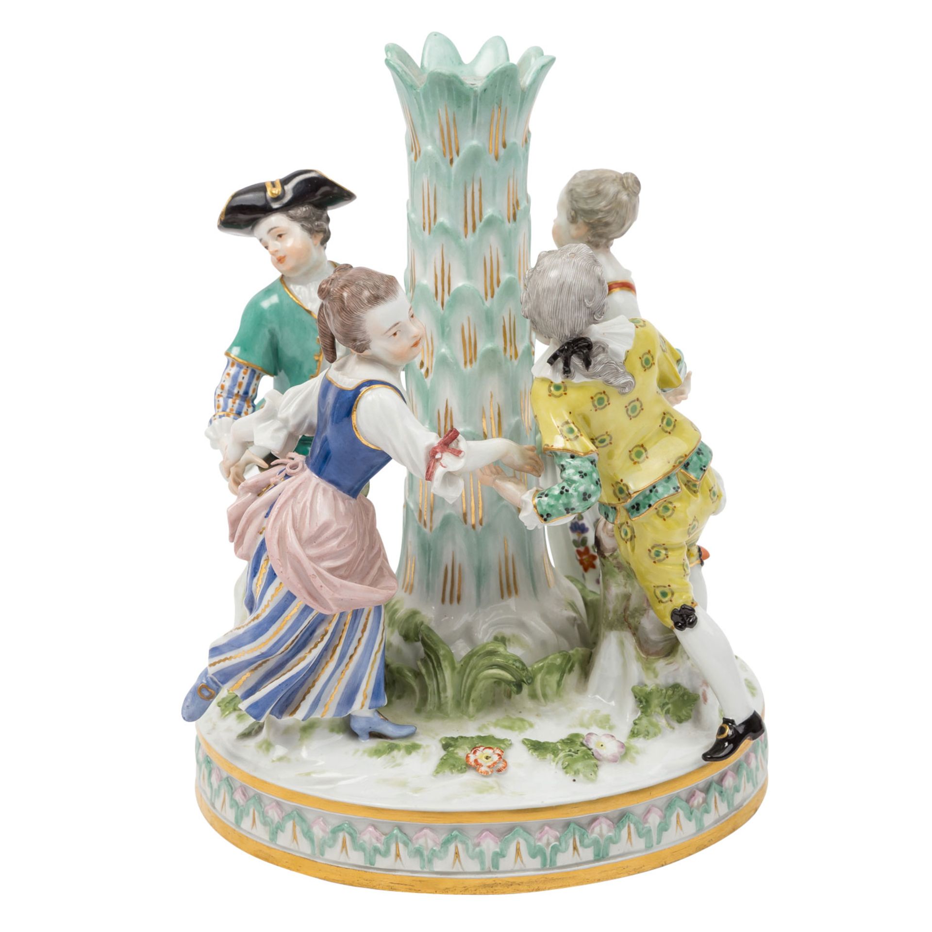 MEISSEN, Figürlicher Schalenfuß, 1850-1918 - Bild 4 aus 11