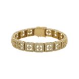 Armband mit Brillanten von zus. ca. 3,5 ct,