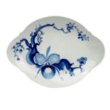 MEISSEN Schale 'Blaue Orchidee auf Ast', 20. Jh.