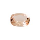 Loser Morganit (Beryl) von 10,4 ct,