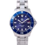 TAG HEUER Aquaracer "Blau", Ref. WAB2011-0. Herrenuhr.