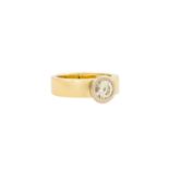 Ring mit Brillant ca. 1 ct,