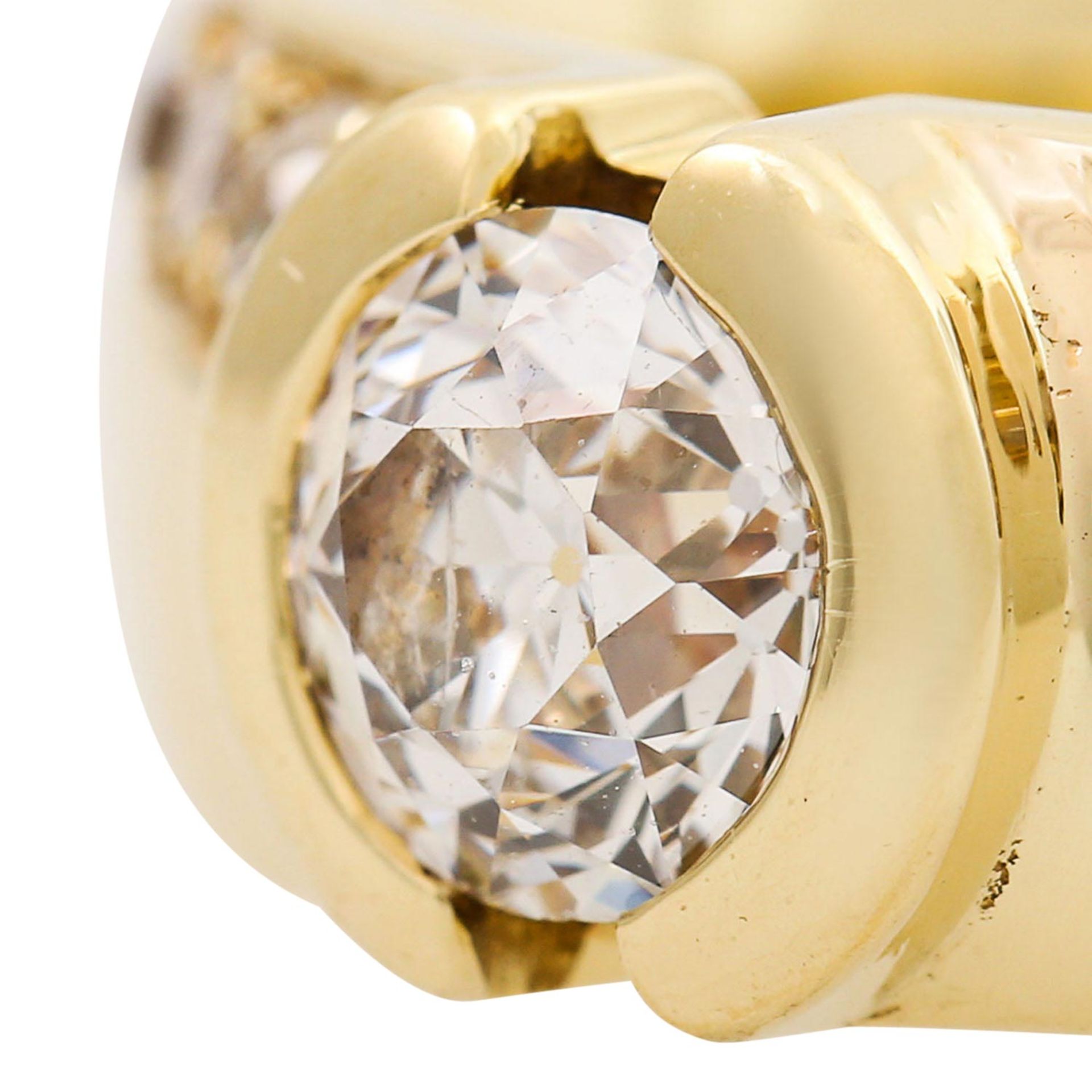 Ring mit Altschliffdiamant ca. 0,7 ct, - Bild 5 aus 5