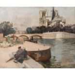 SCHOBER, PETER JAKOB (1897-1983), "Paris - Notre Dame I",