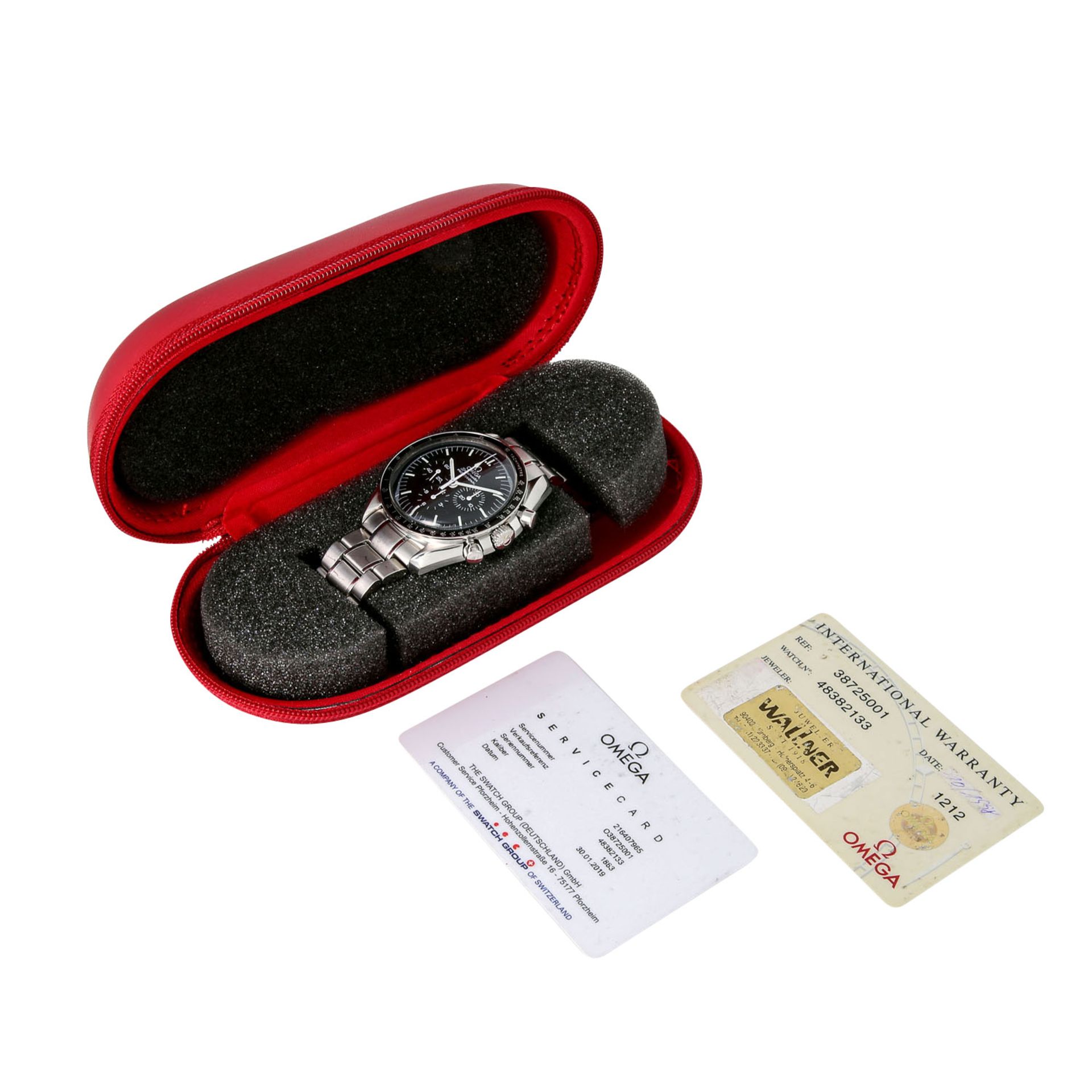 OMEGA Speedmaster Professional Moonwatch, Ref. 3872.50.01. Armbanduhr. - Bild 10 aus 10